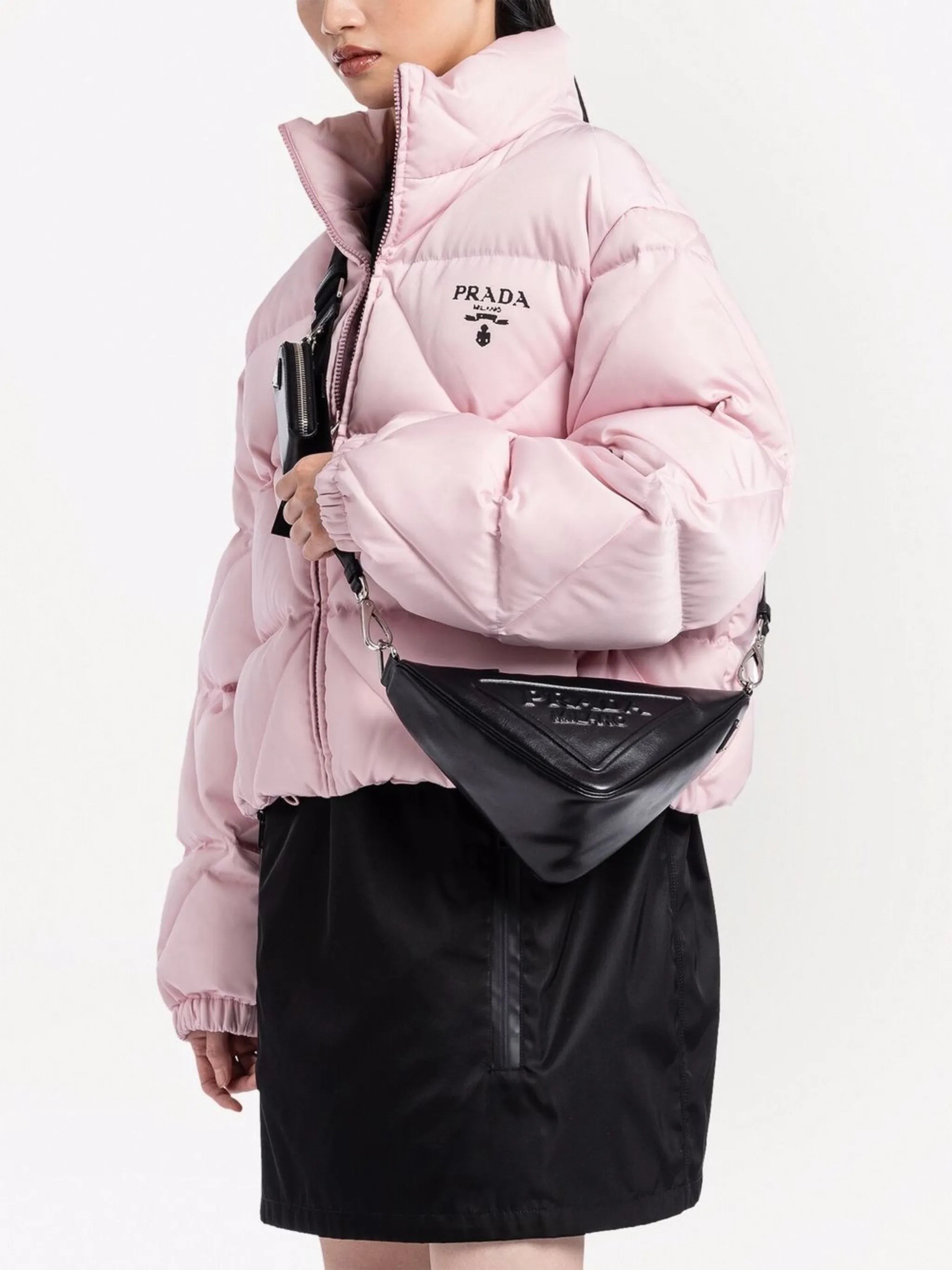 logo plaque shoulder bag