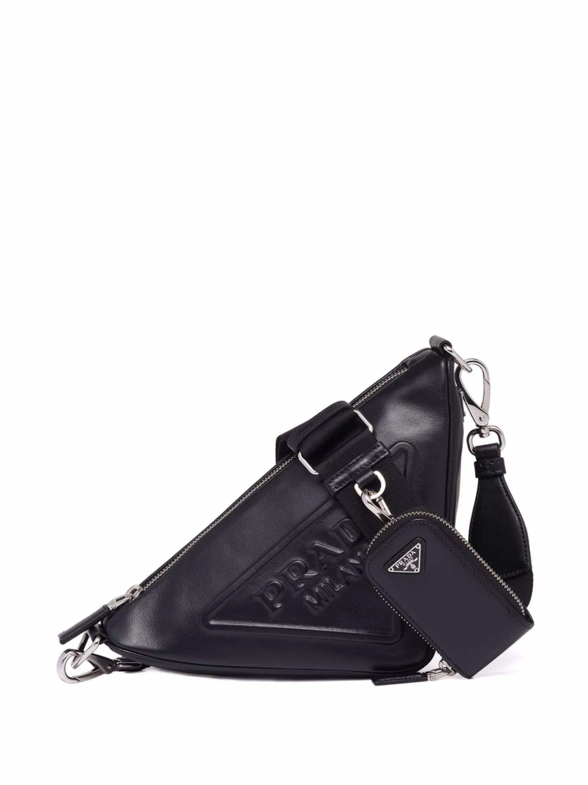 logo plaque shoulder bag