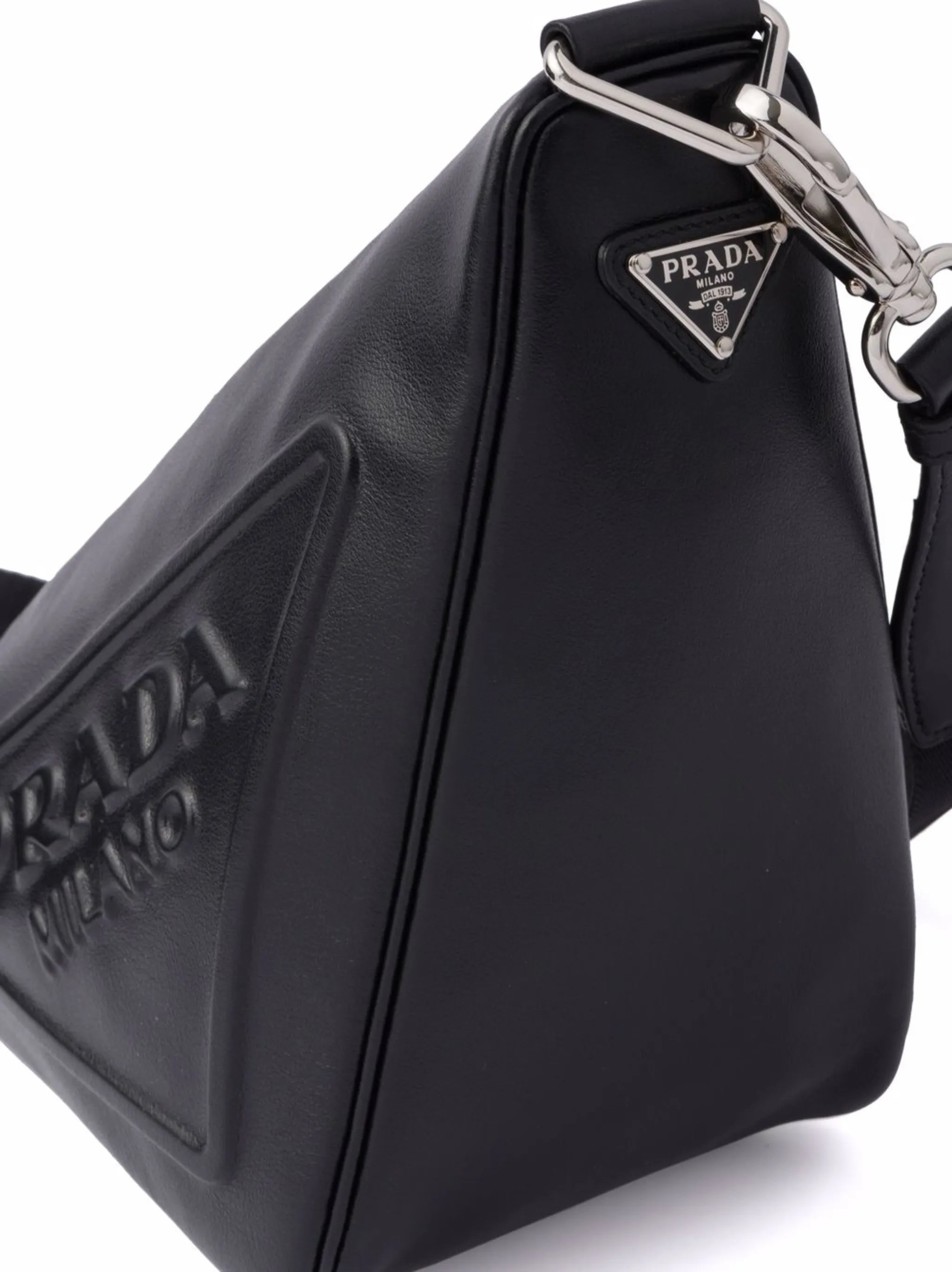 logo plaque shoulder bag