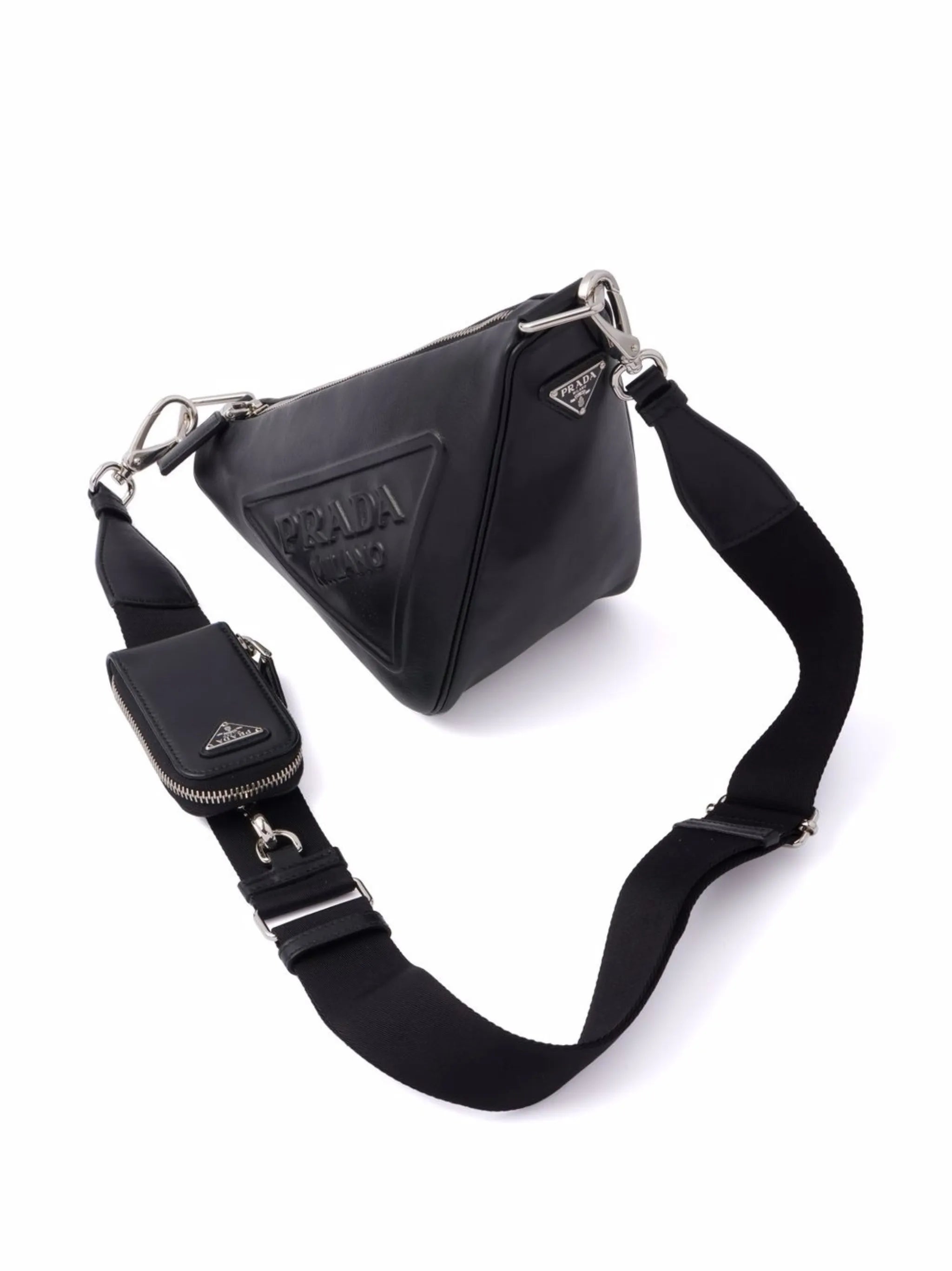 logo plaque shoulder bag