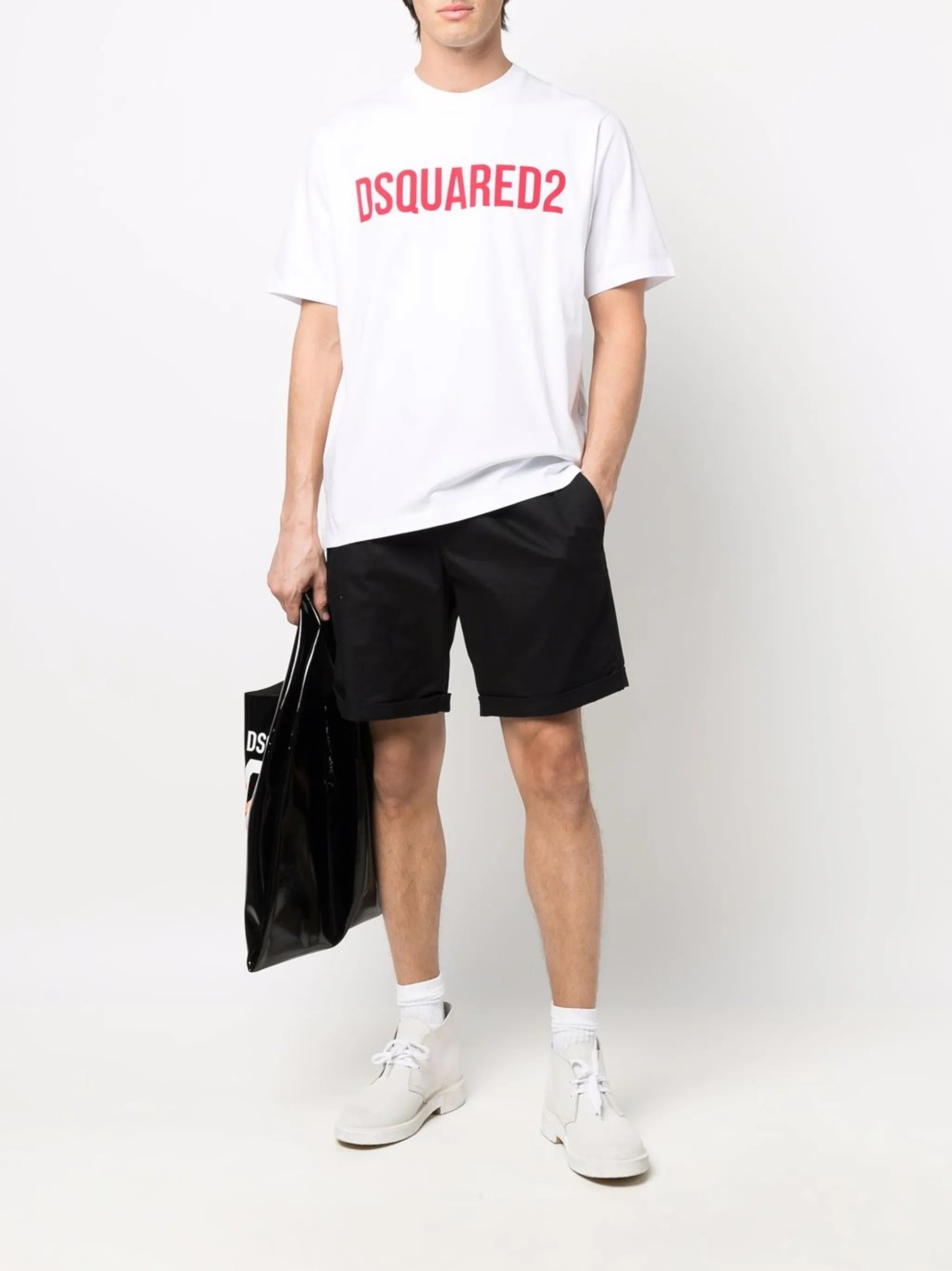 logo-print cotton T-shirt