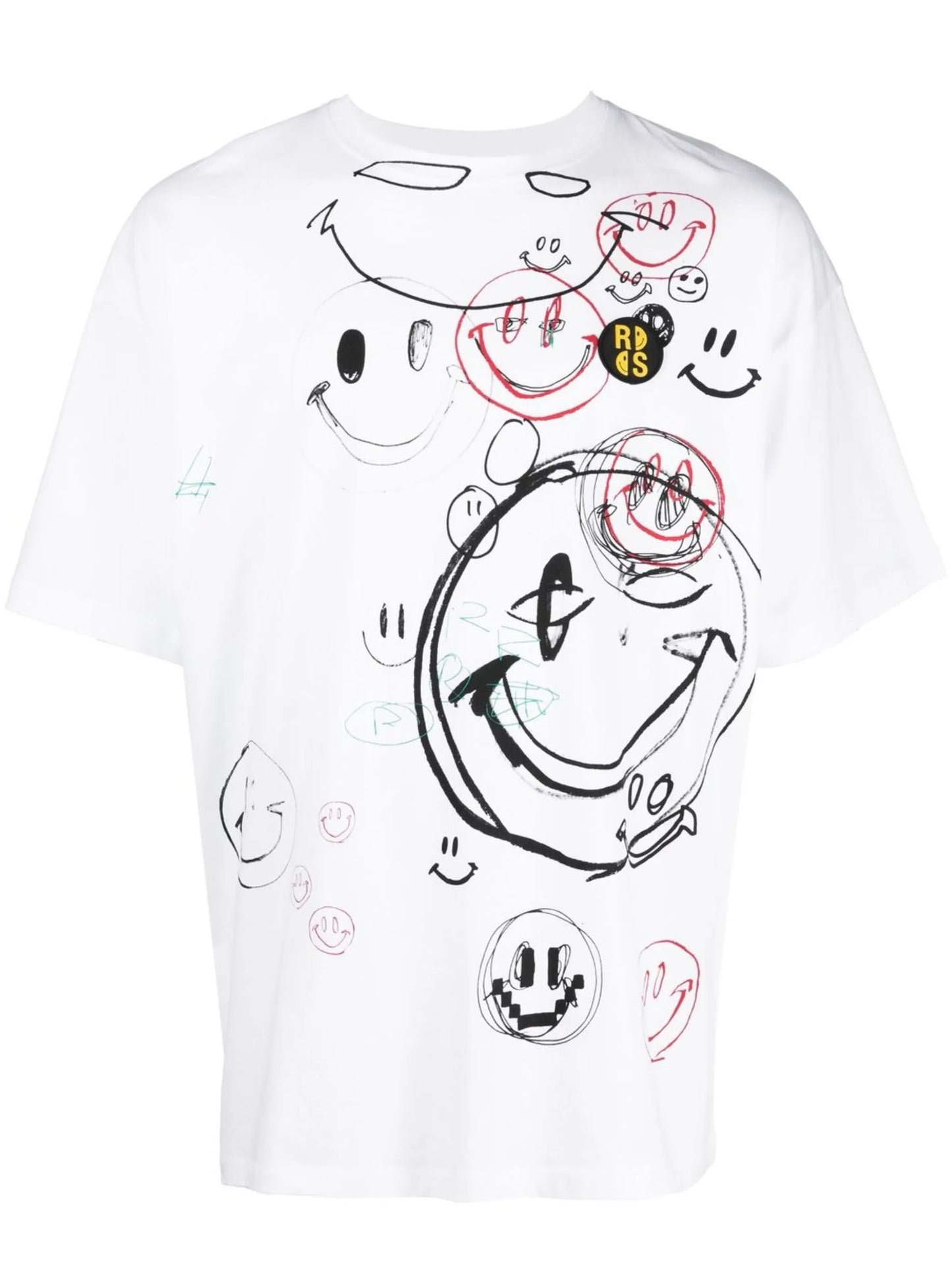 x Smiley logo-print T-shirt
