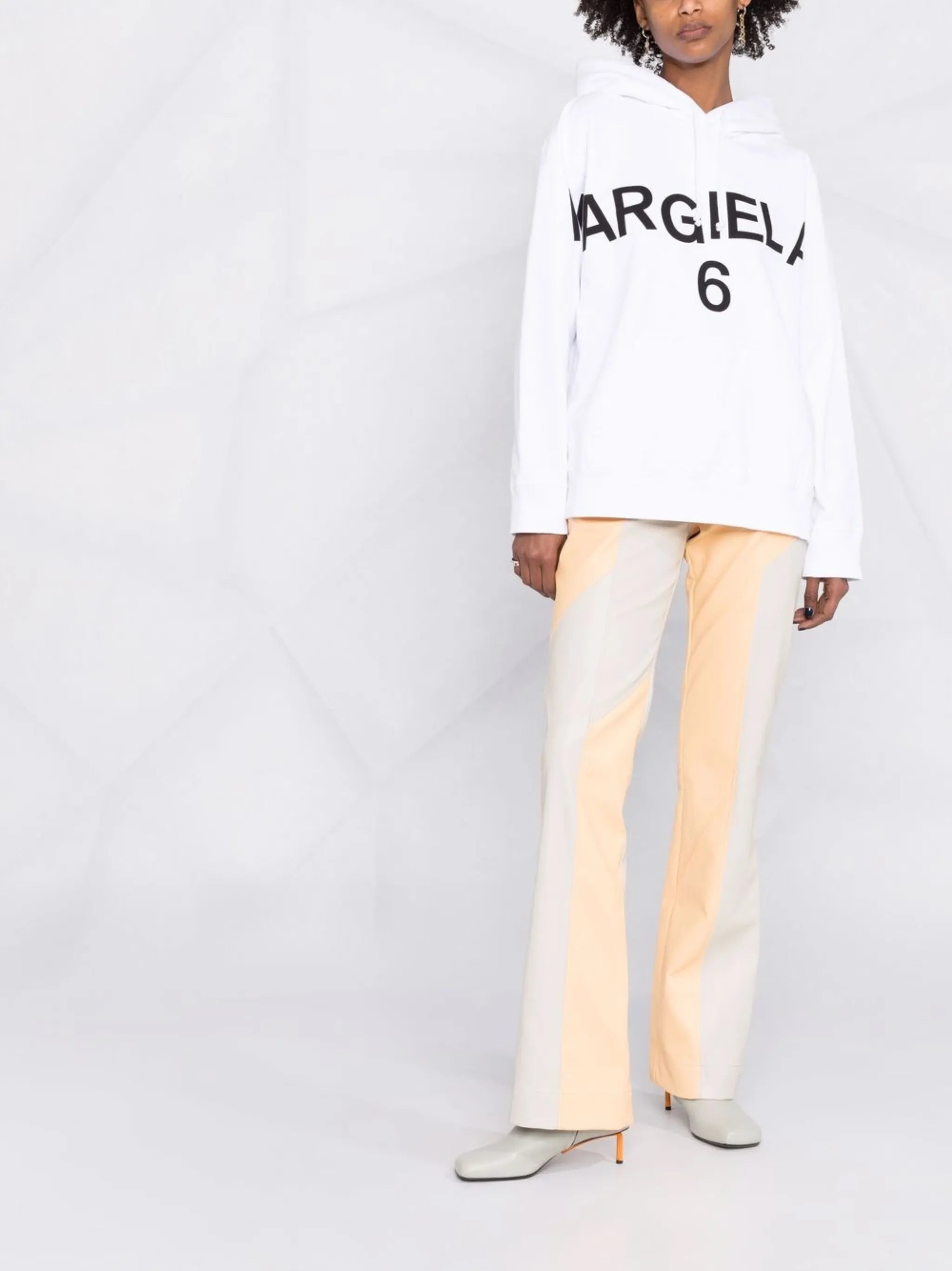 logo-print cotton hoodie
