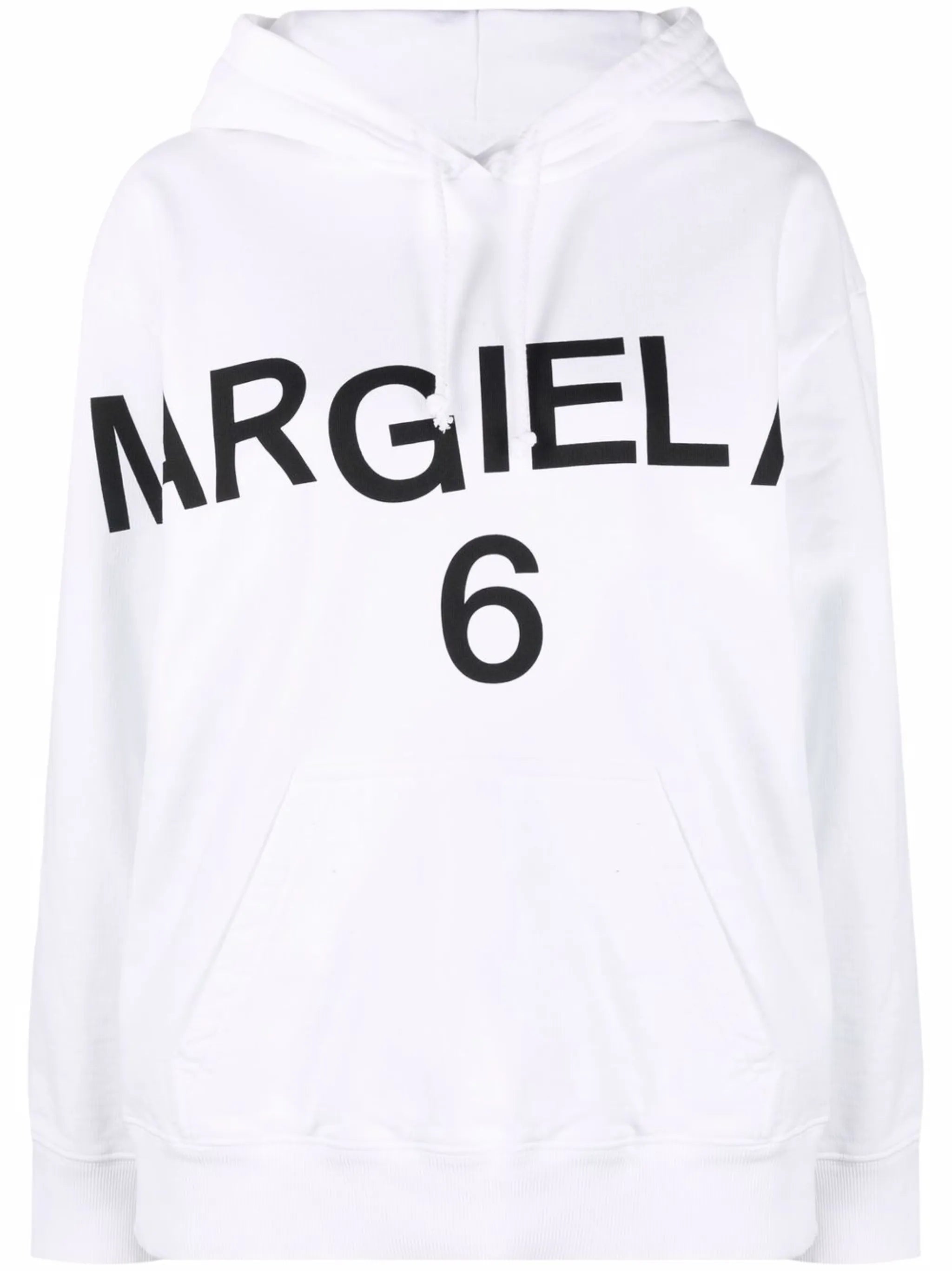 logo-print cotton hoodie