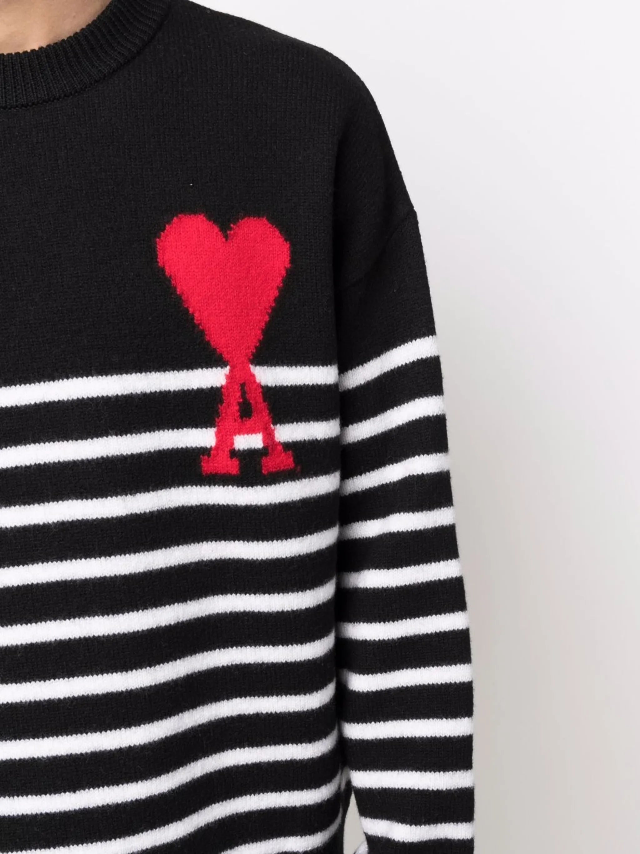 striped Ami de Coeur jumper