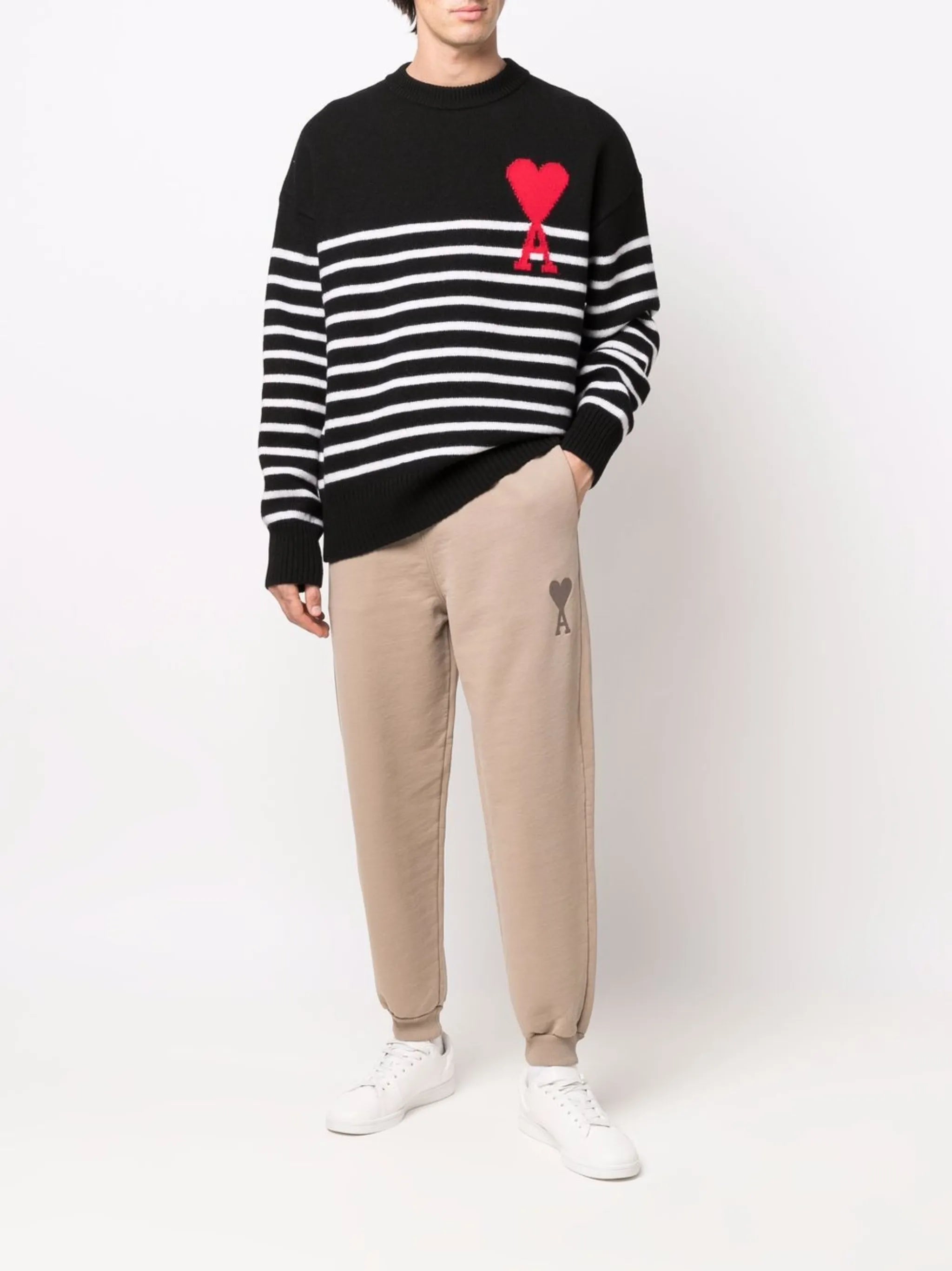 striped Ami de Coeur jumper