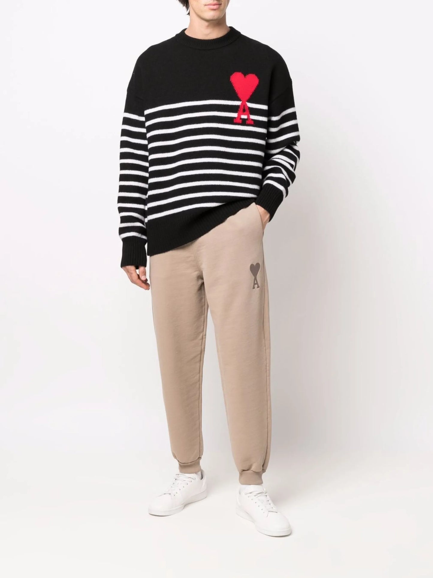 striped Ami de Coeur jumper