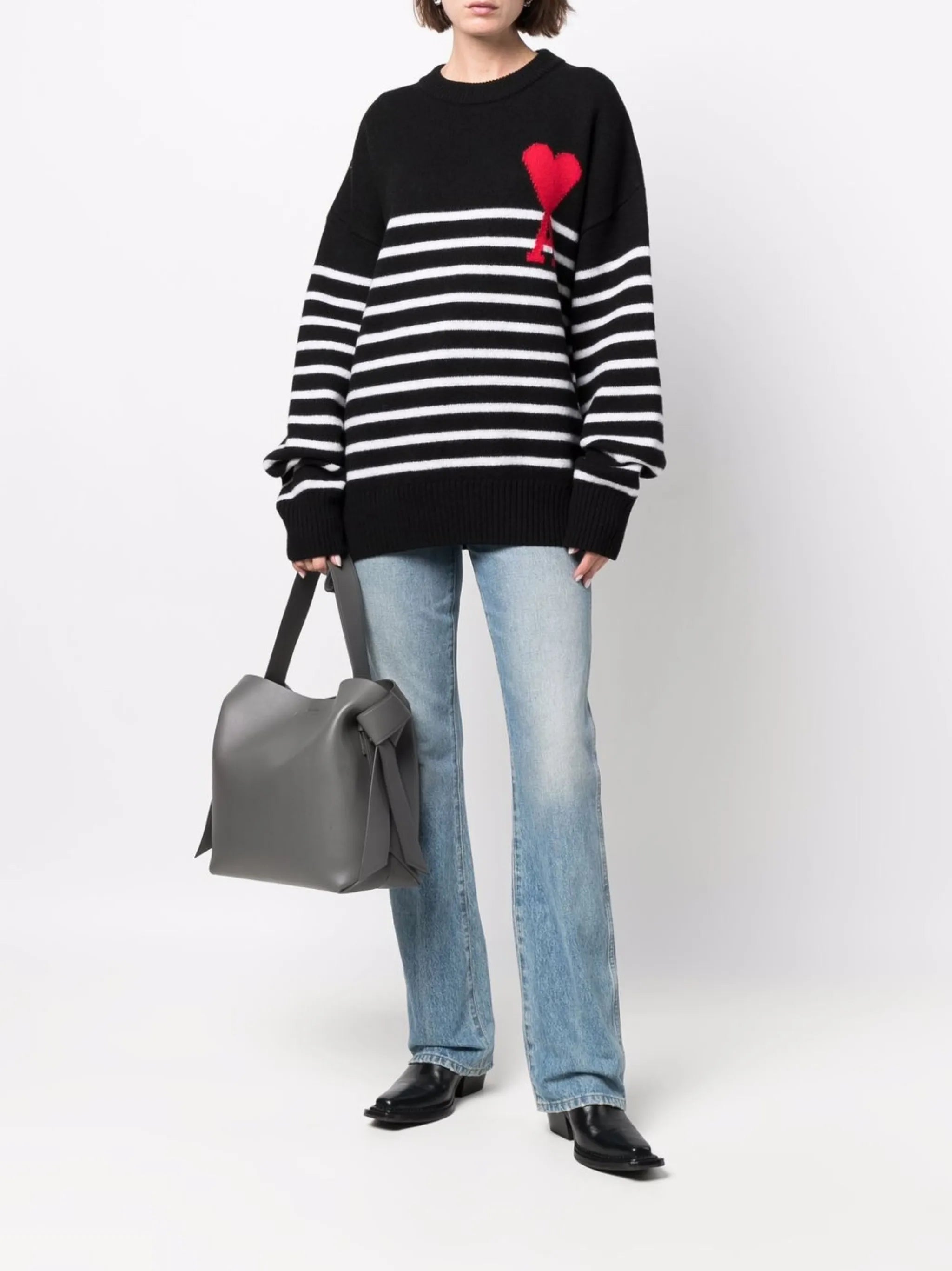 striped Ami de Coeur jumper