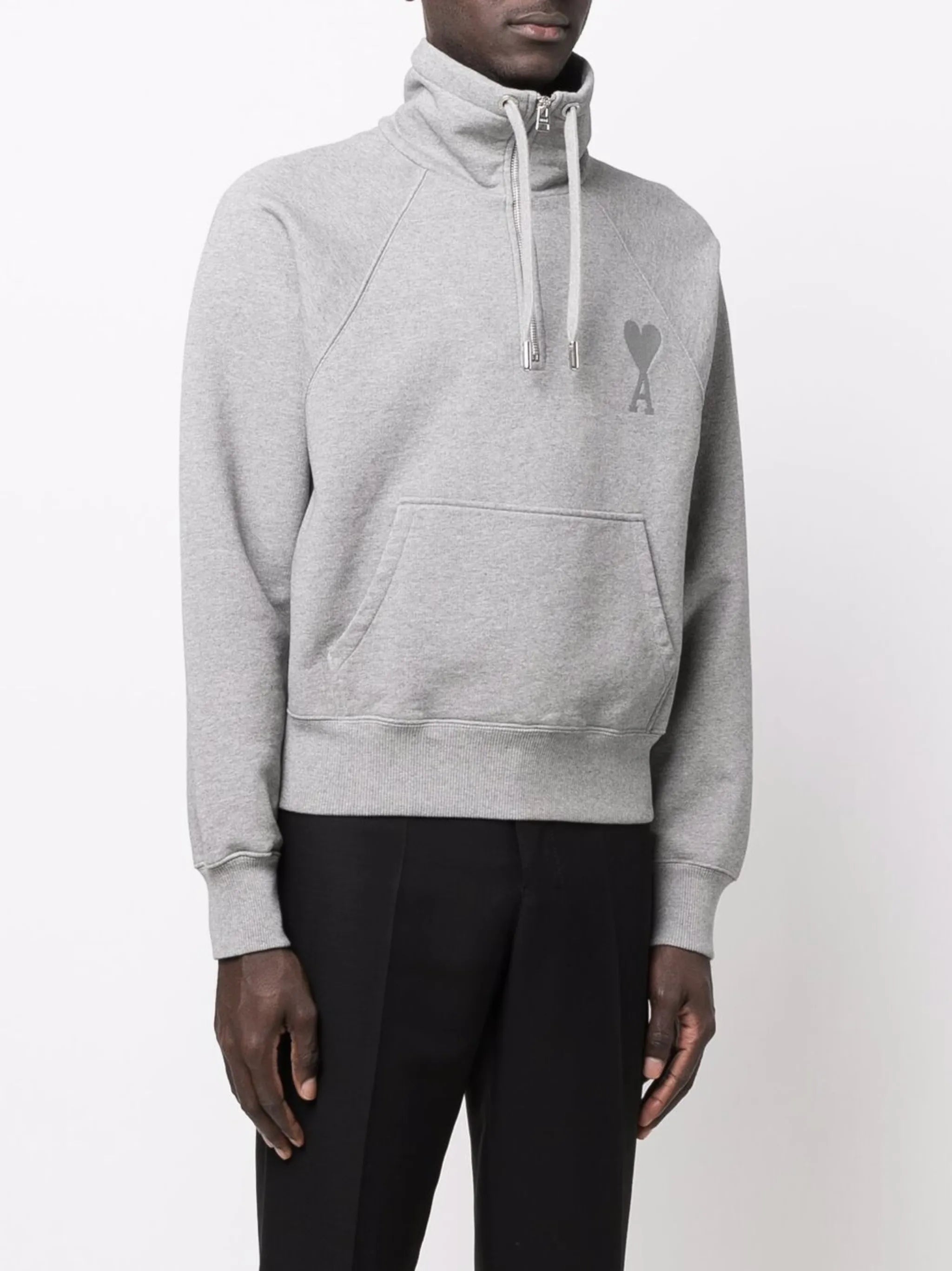 Ami de Coeur half-zip sweatshirt