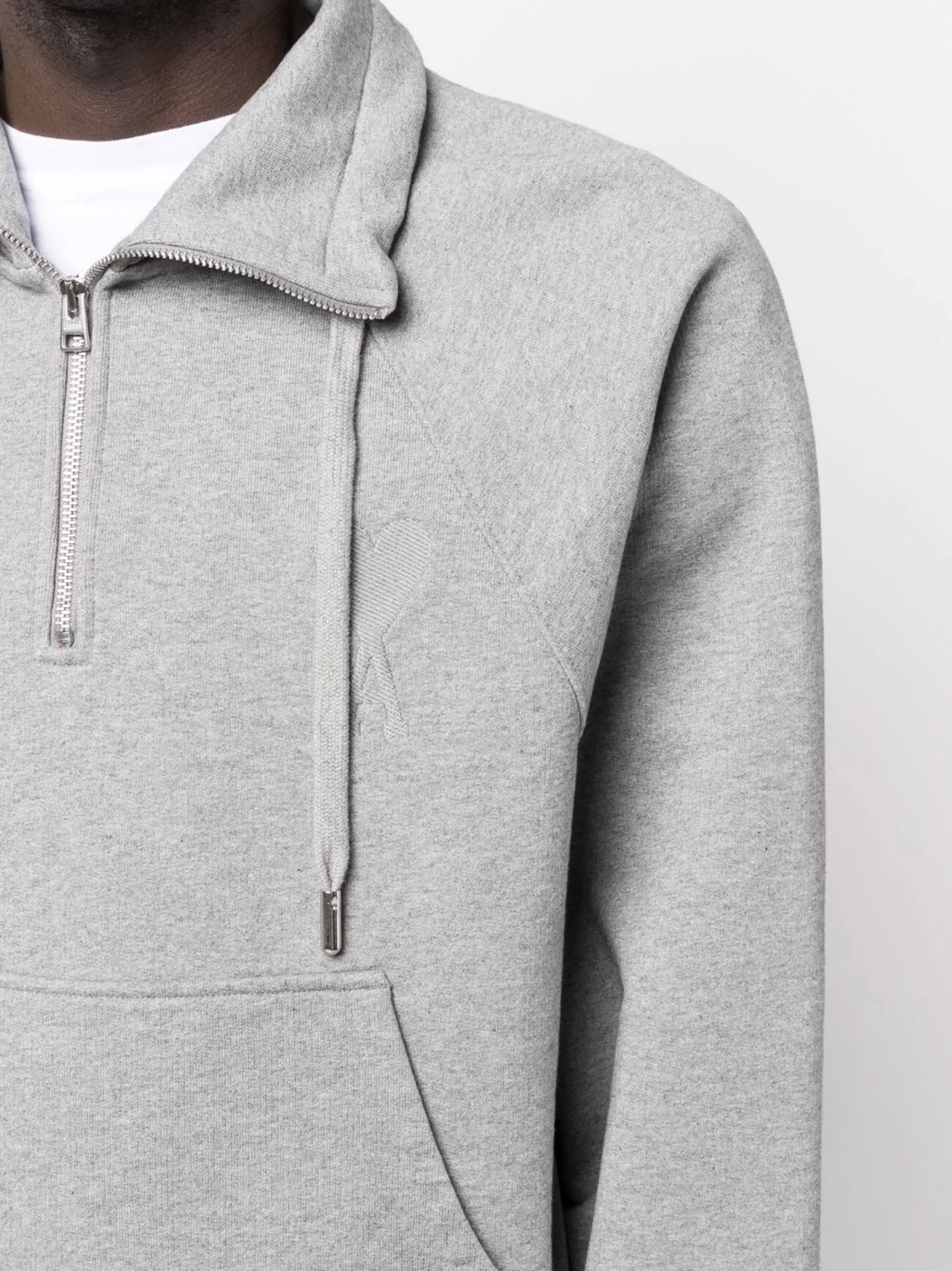 Ami de Coeur half-zip sweatshirt