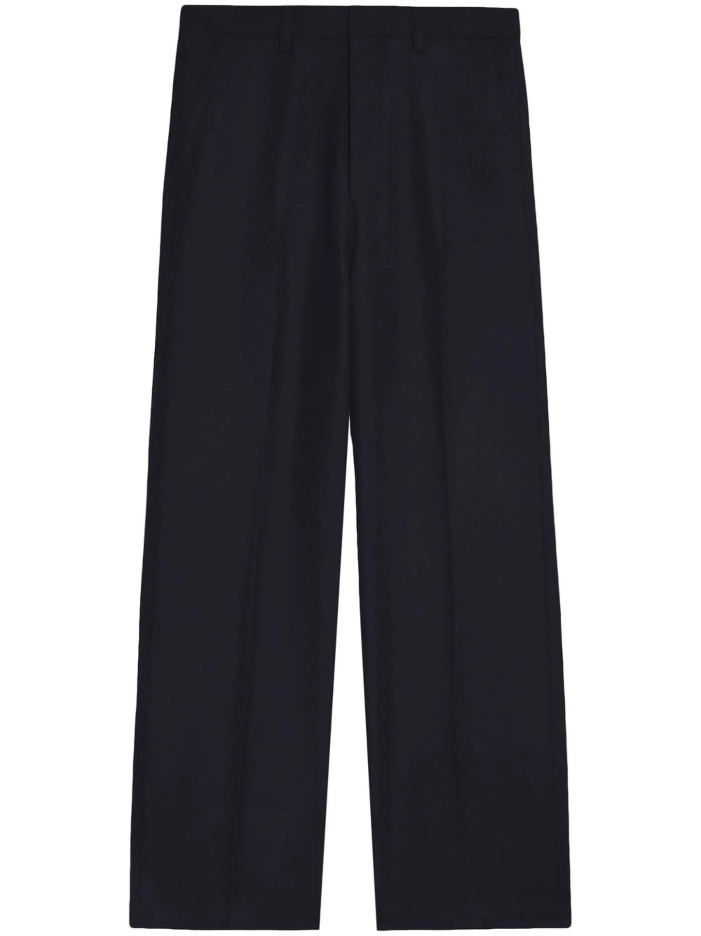 wide-leg tailored trousers