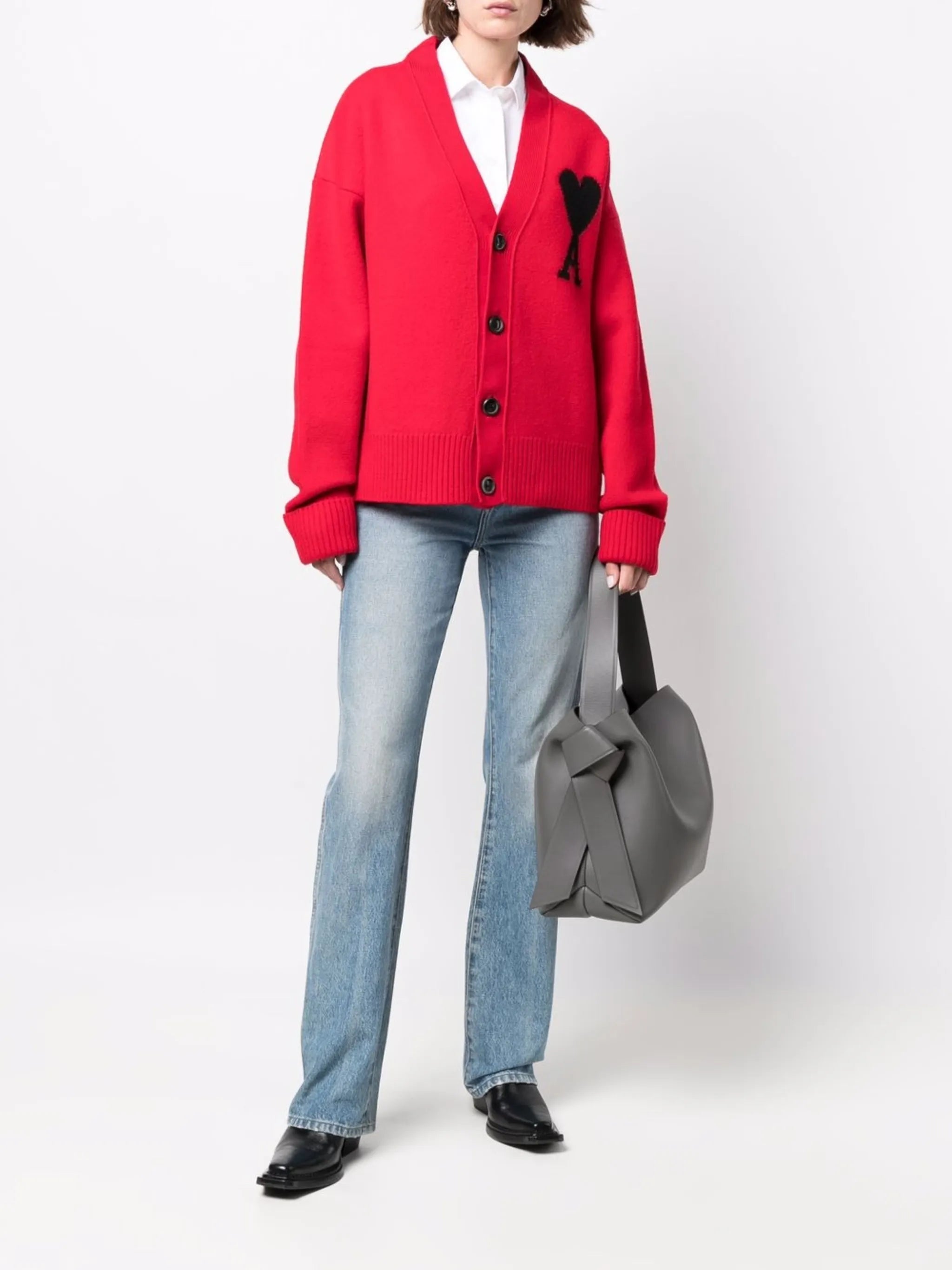 Ami de Coeur V-neck cardigan