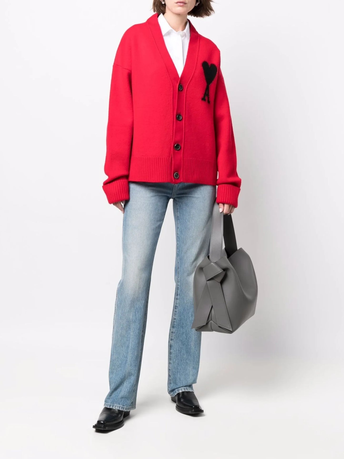 Ami de Coeur V-neck cardigan