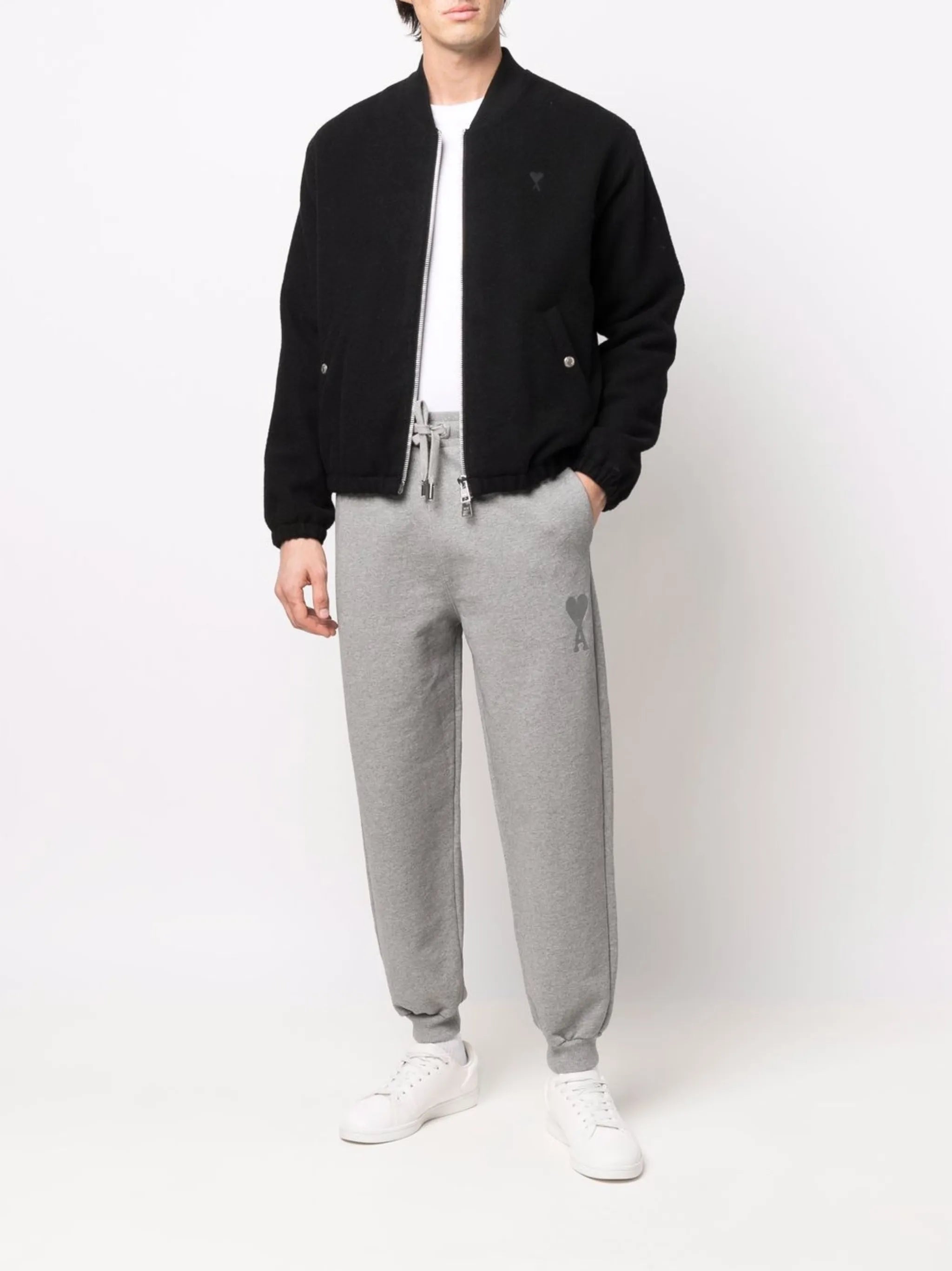 Ami de Coeur embroidered track pants