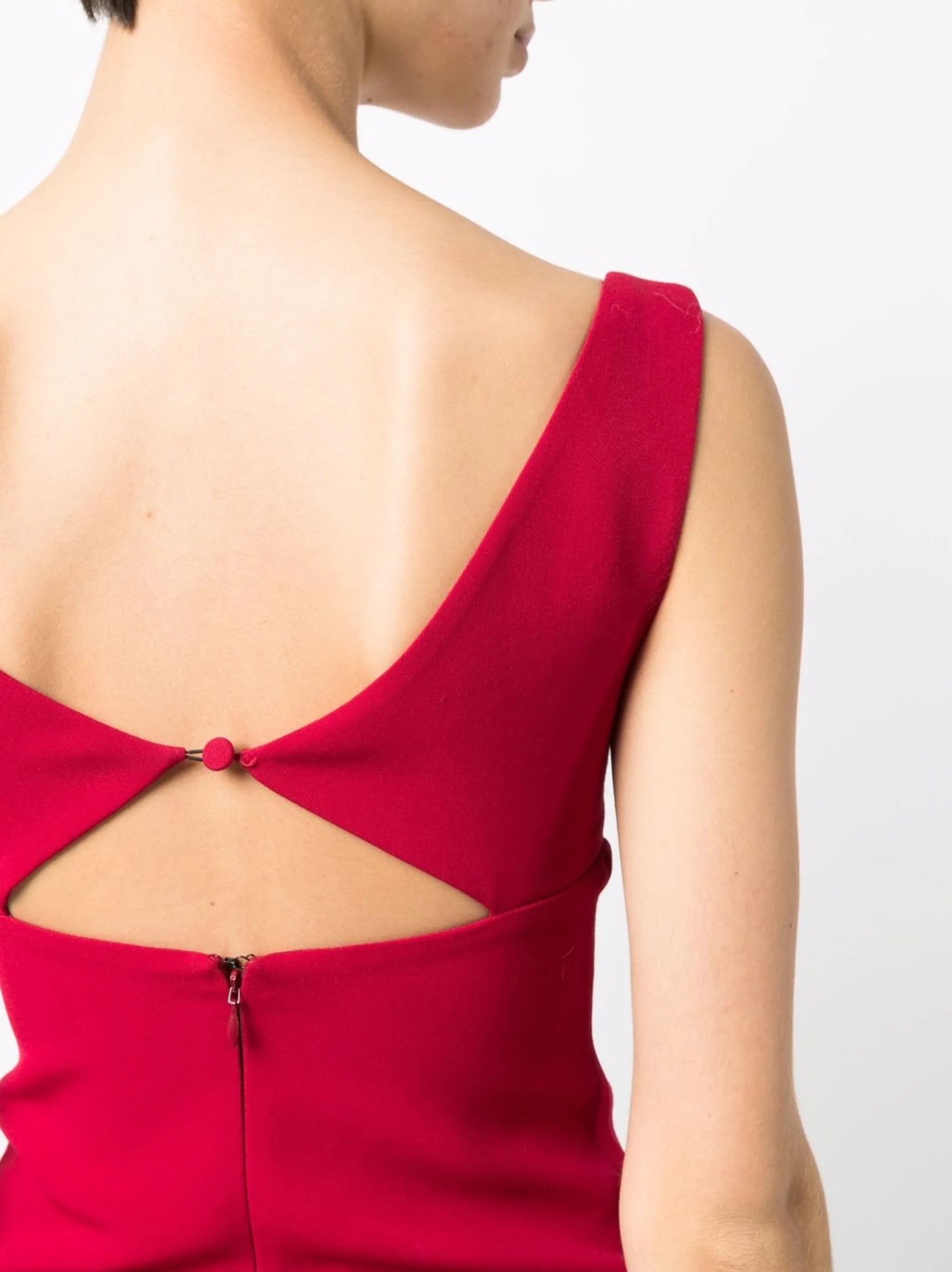 cut-out detail mini dress