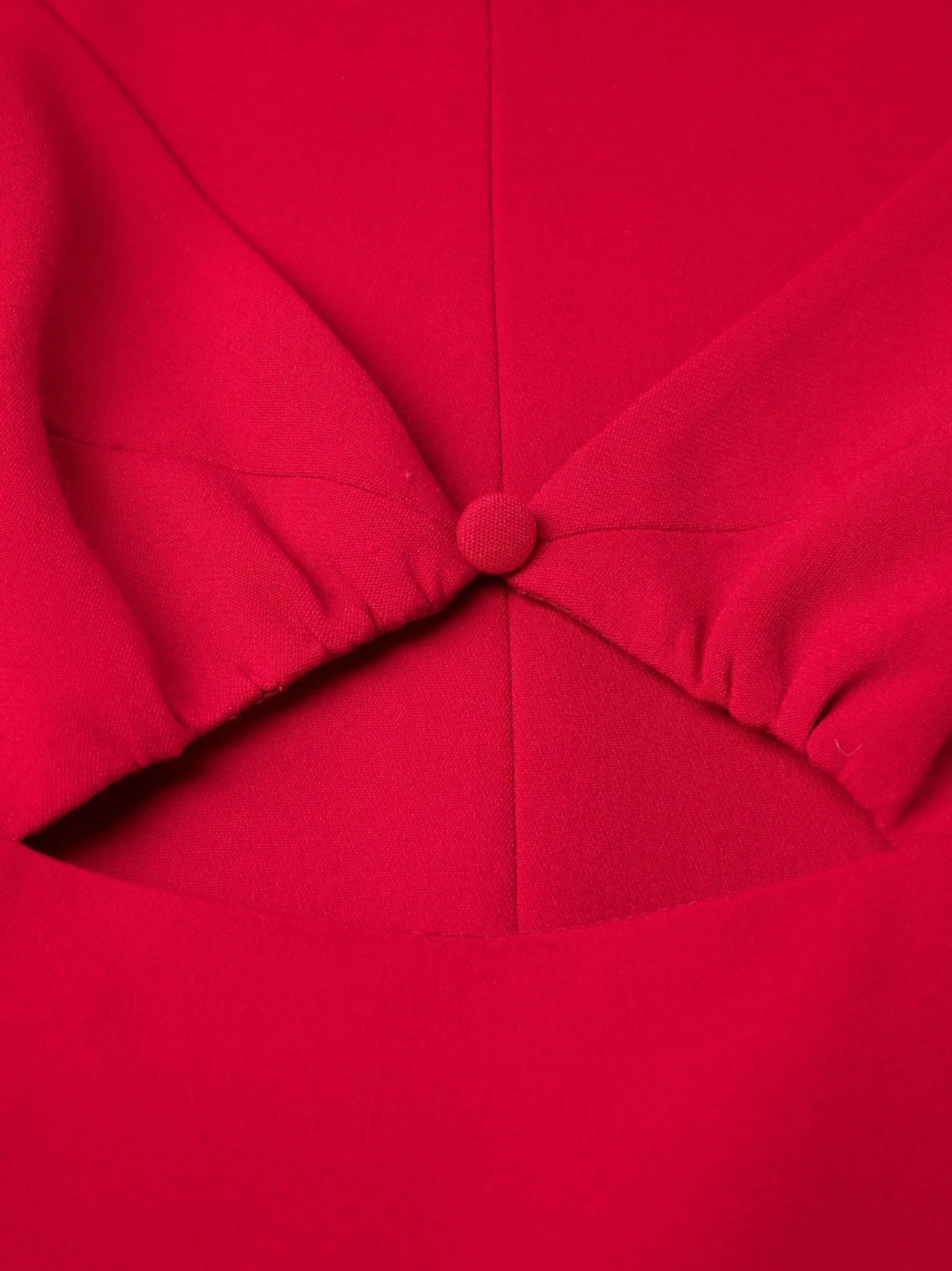 cut-out detail mini dress