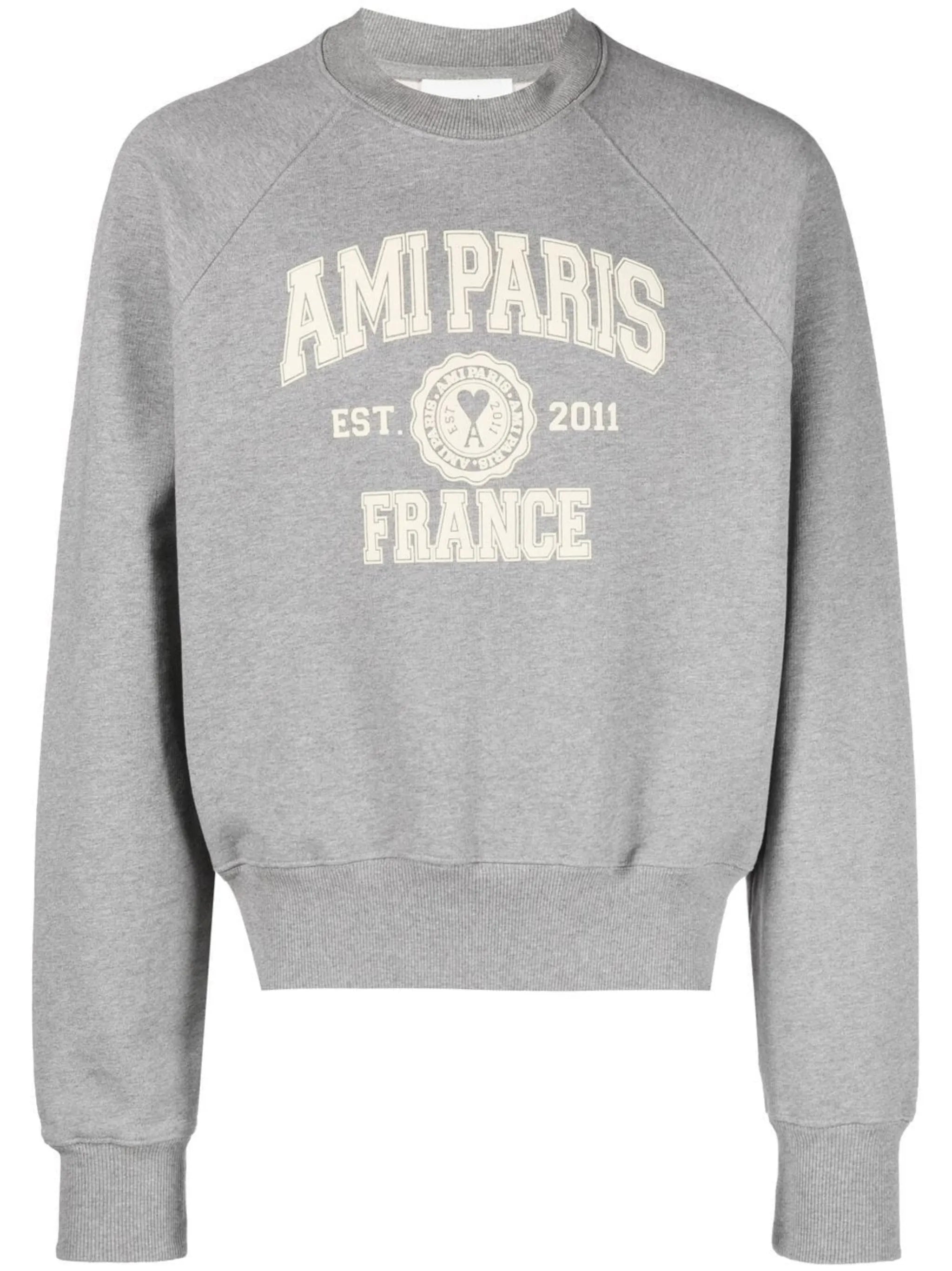 logo-print organic cotton sweatshirt