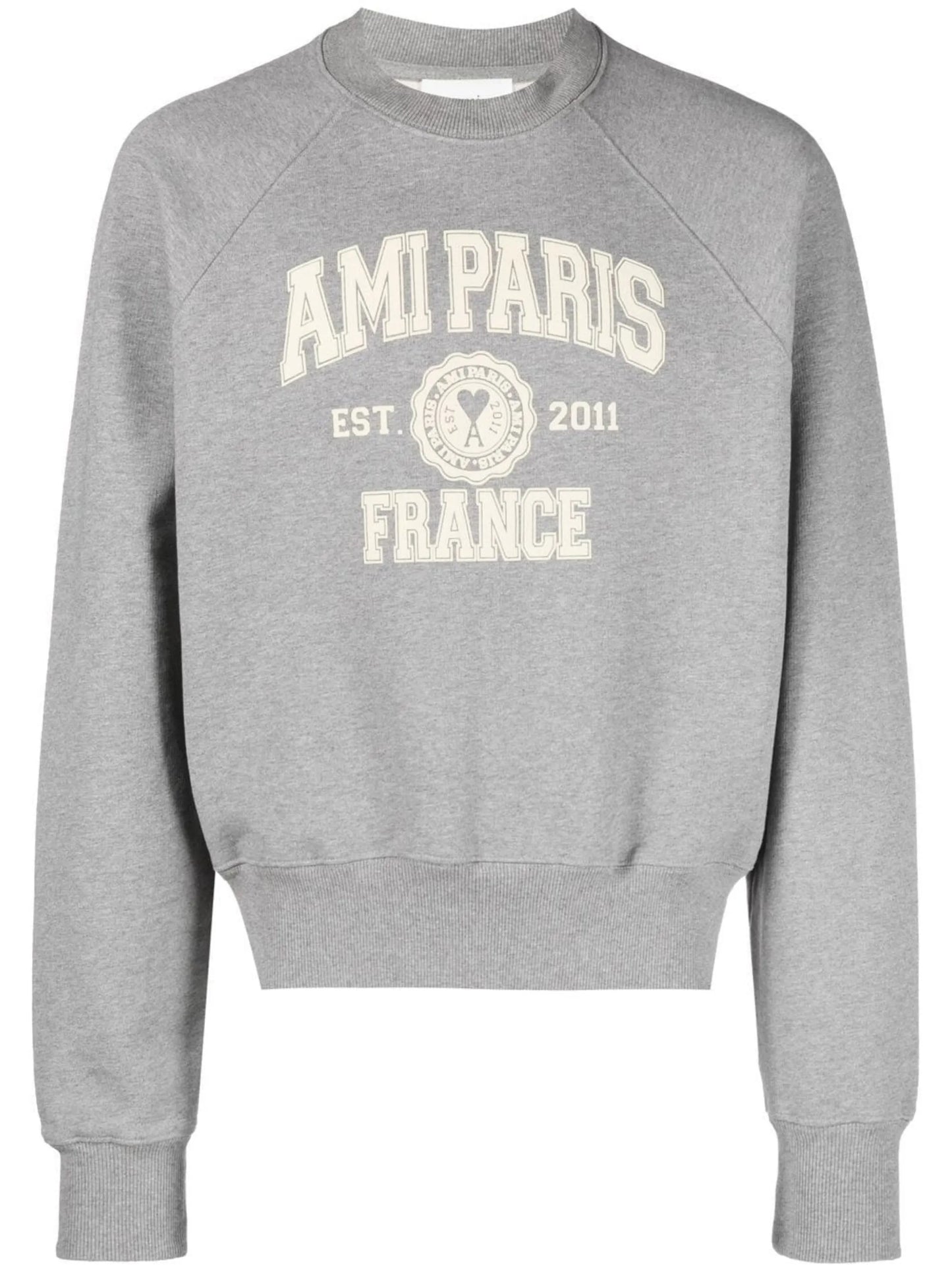 logo-print organic cotton sweatshirt