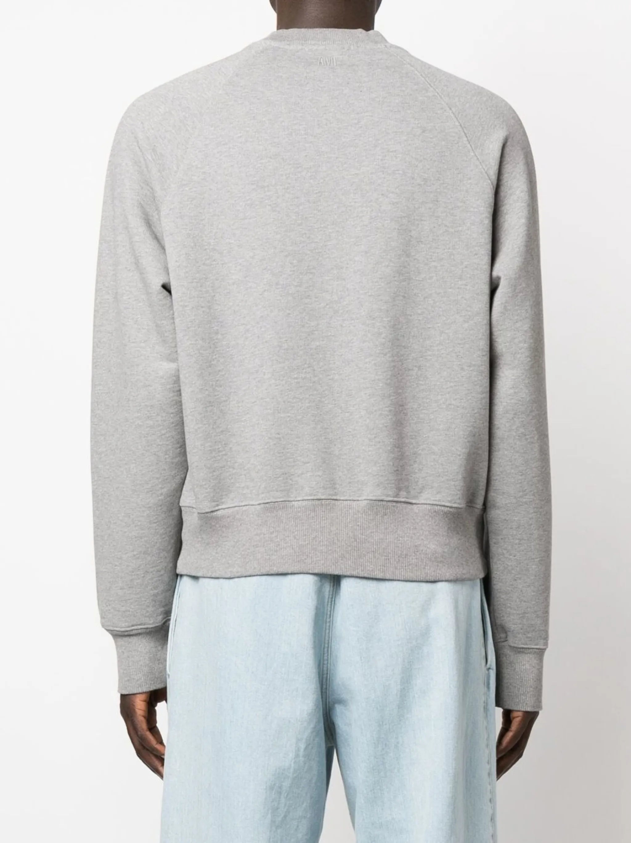 logo-print organic cotton sweatshirt