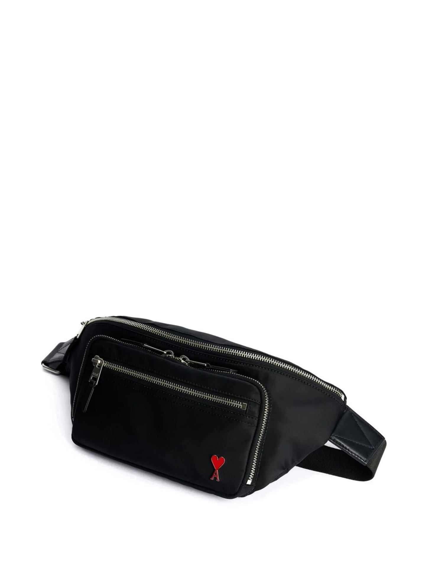 logo-plaque belt bag