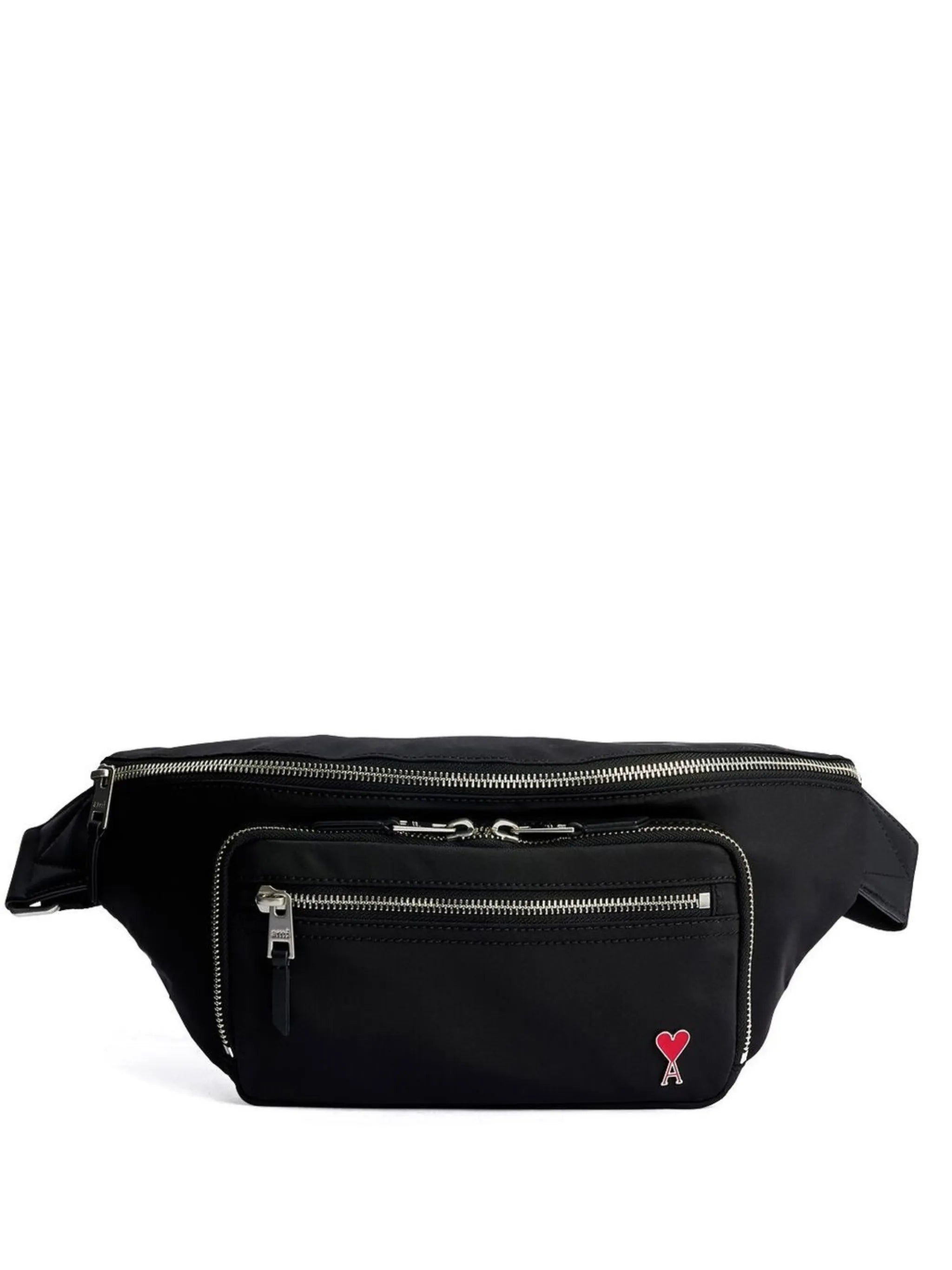 logo-plaque belt bag