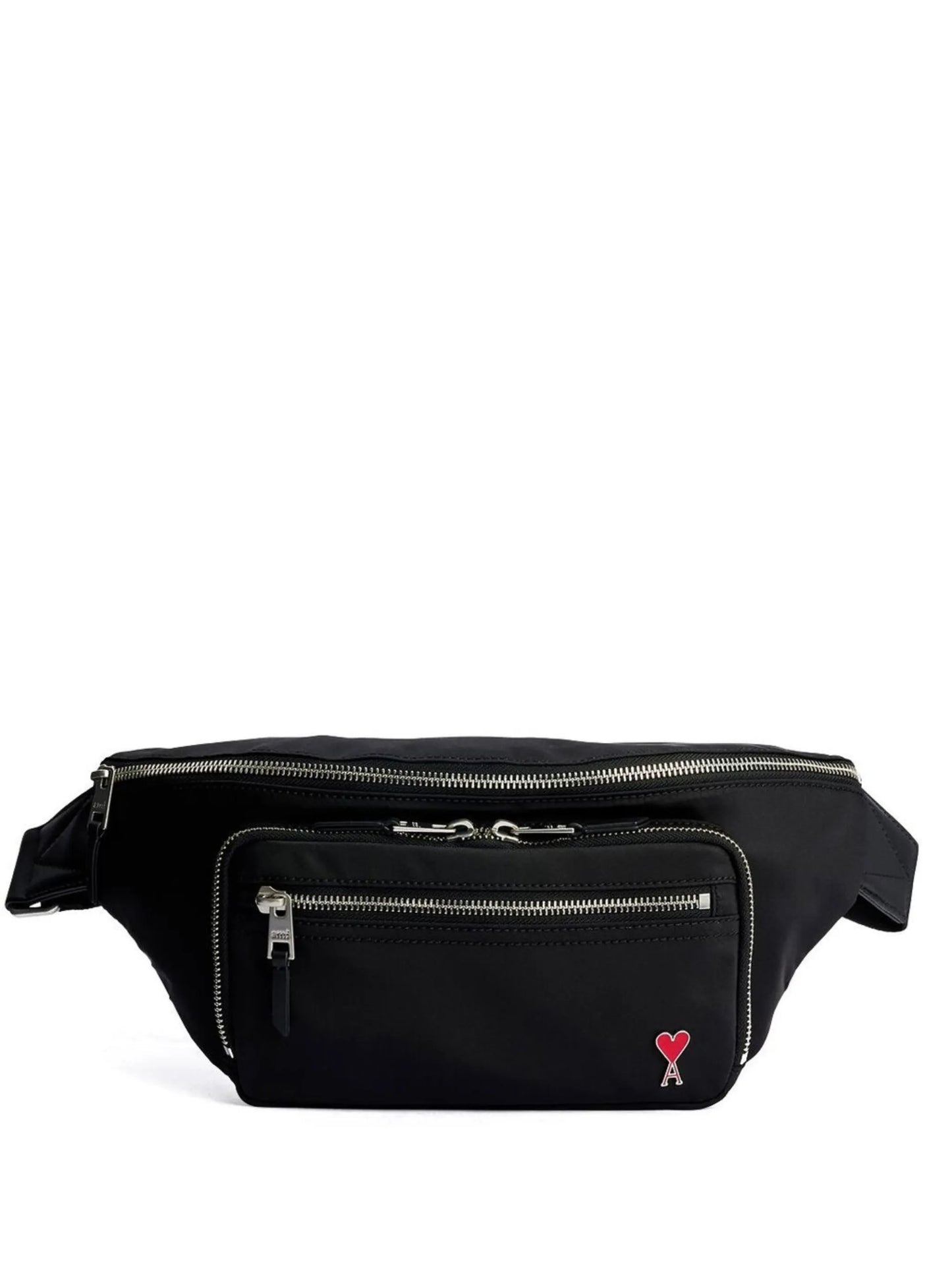 logo-plaque belt bag