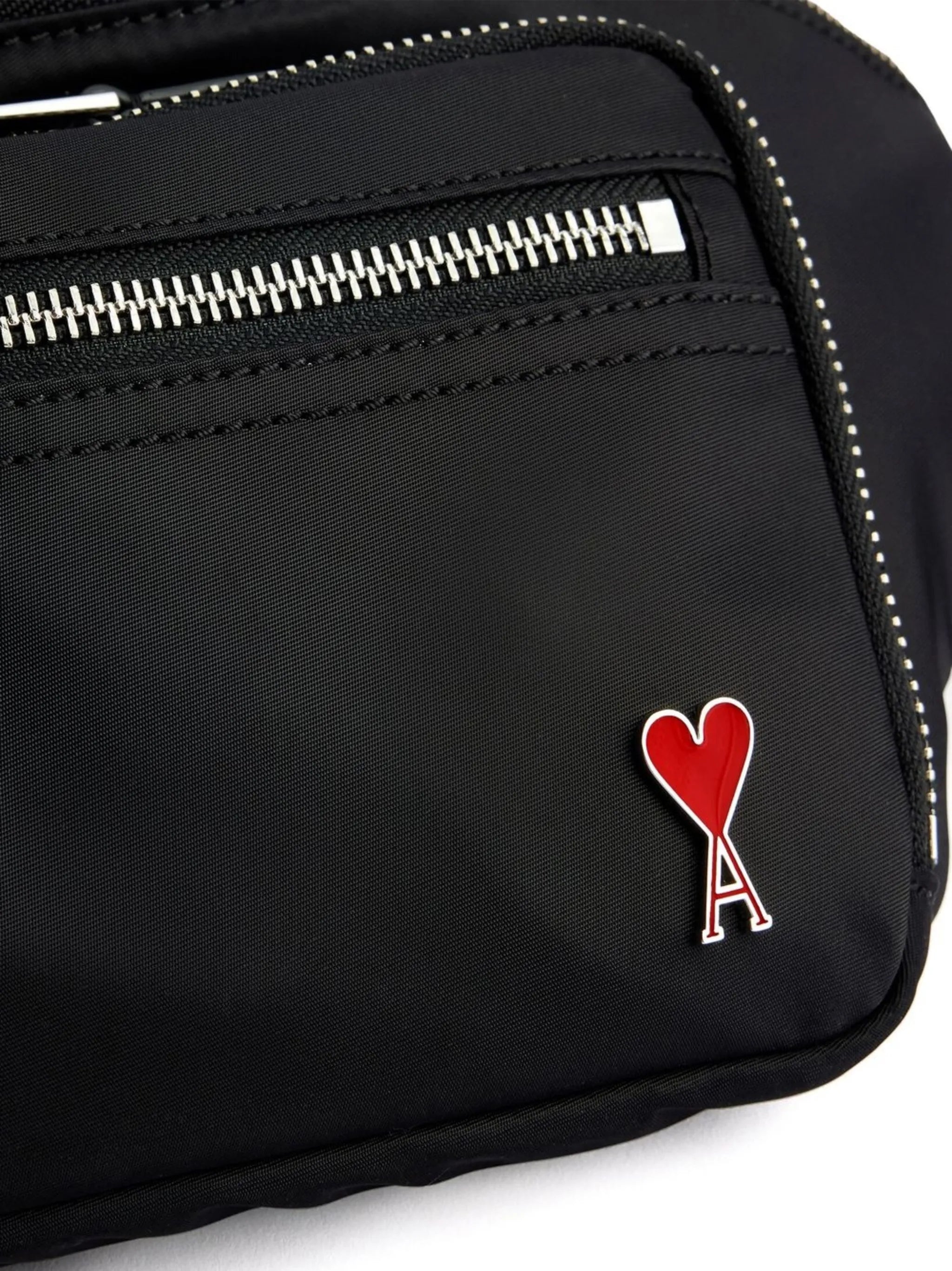 logo-plaque belt bag