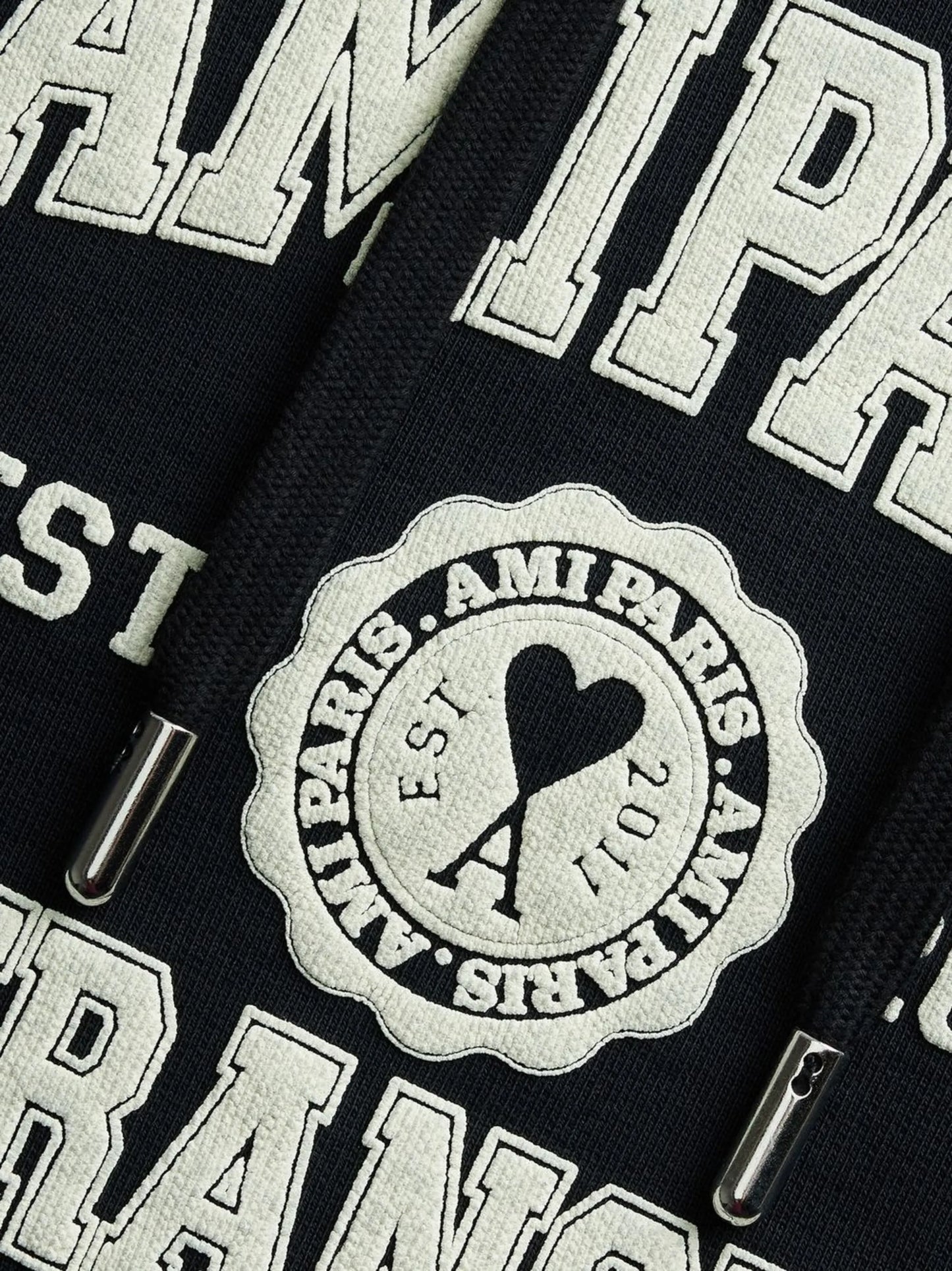 logo-print drawstring hoodie