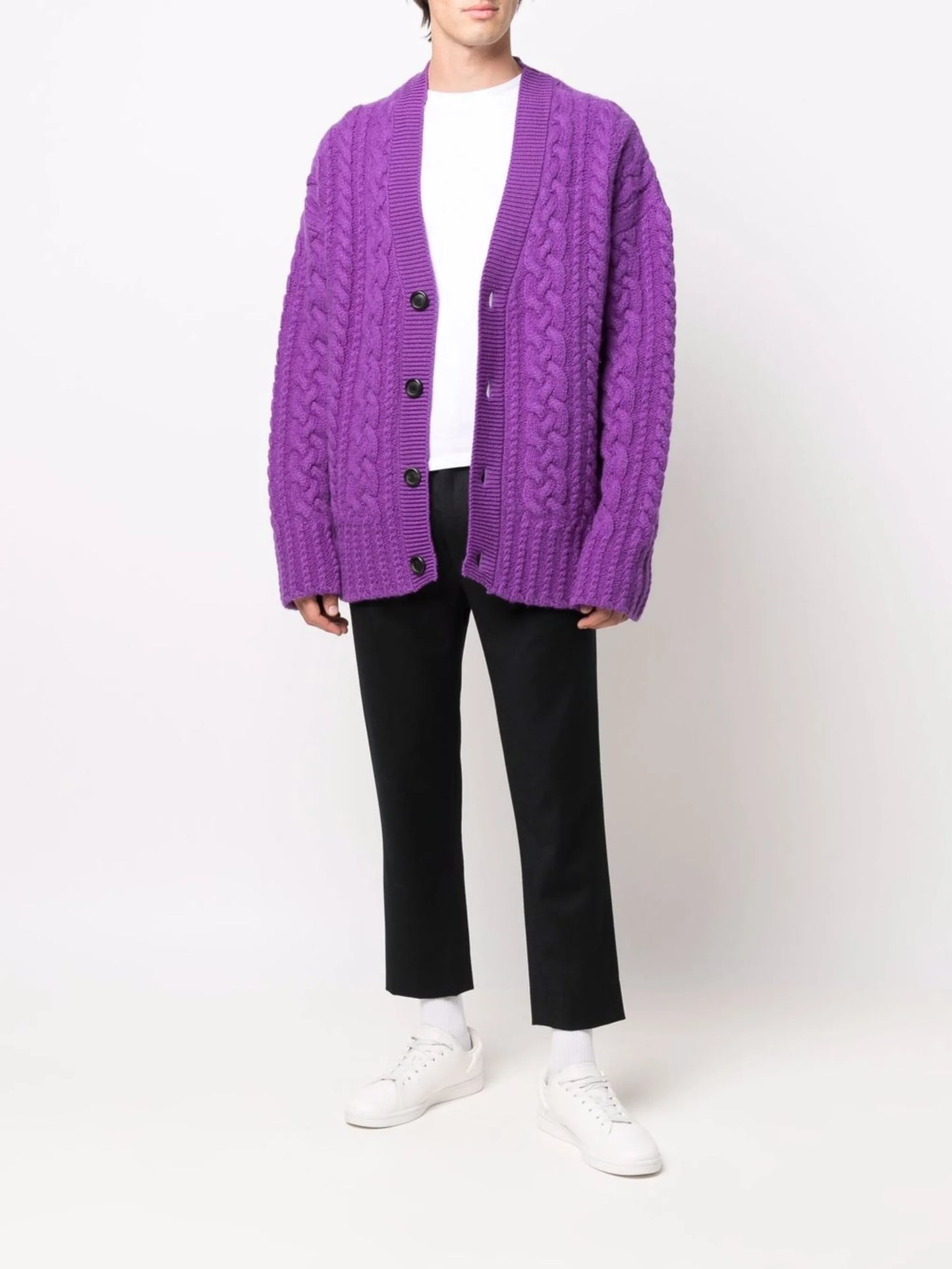 tailored straight-leg trousers