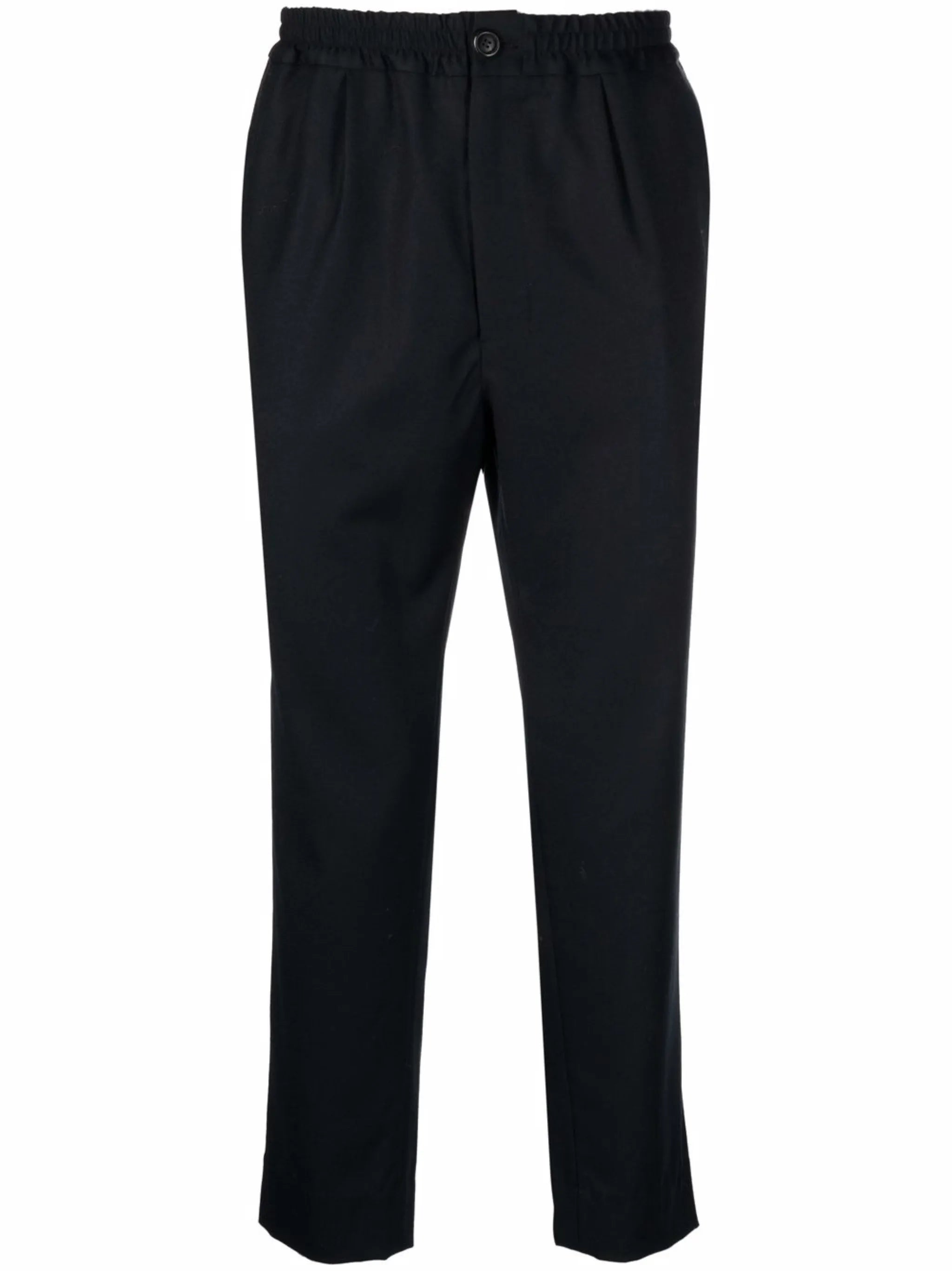 tailored straight-leg trousers