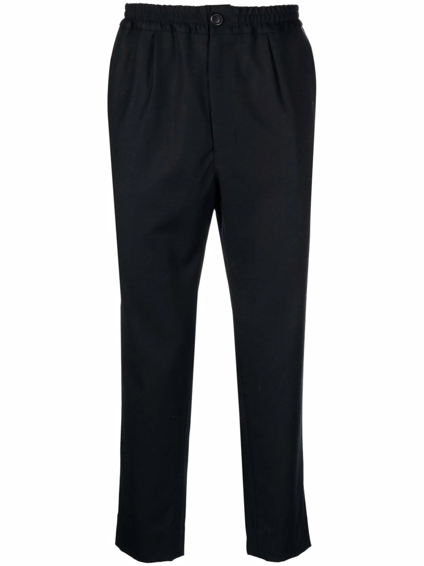 tailored straight-leg trousers