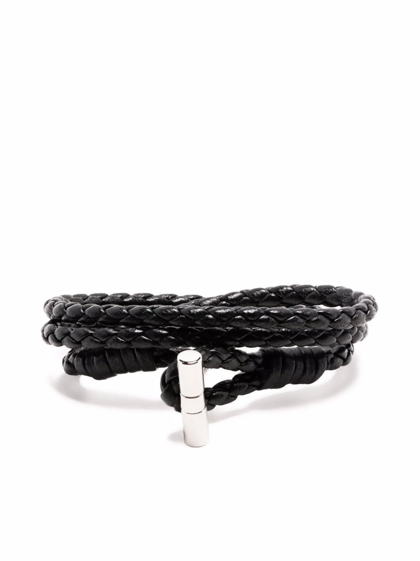 T-charm woven wrap bracelet