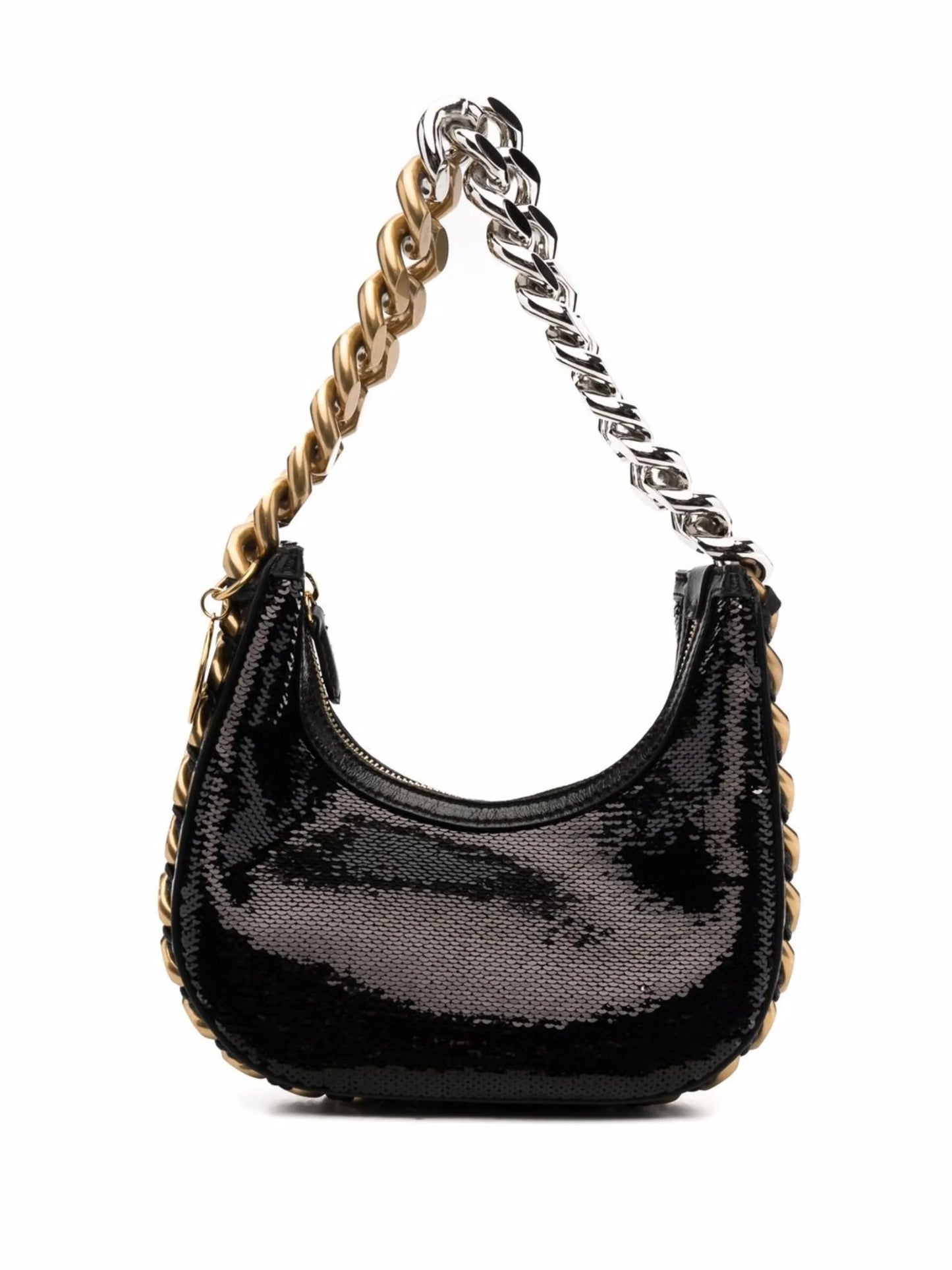 sequin-embellished shoulder bag