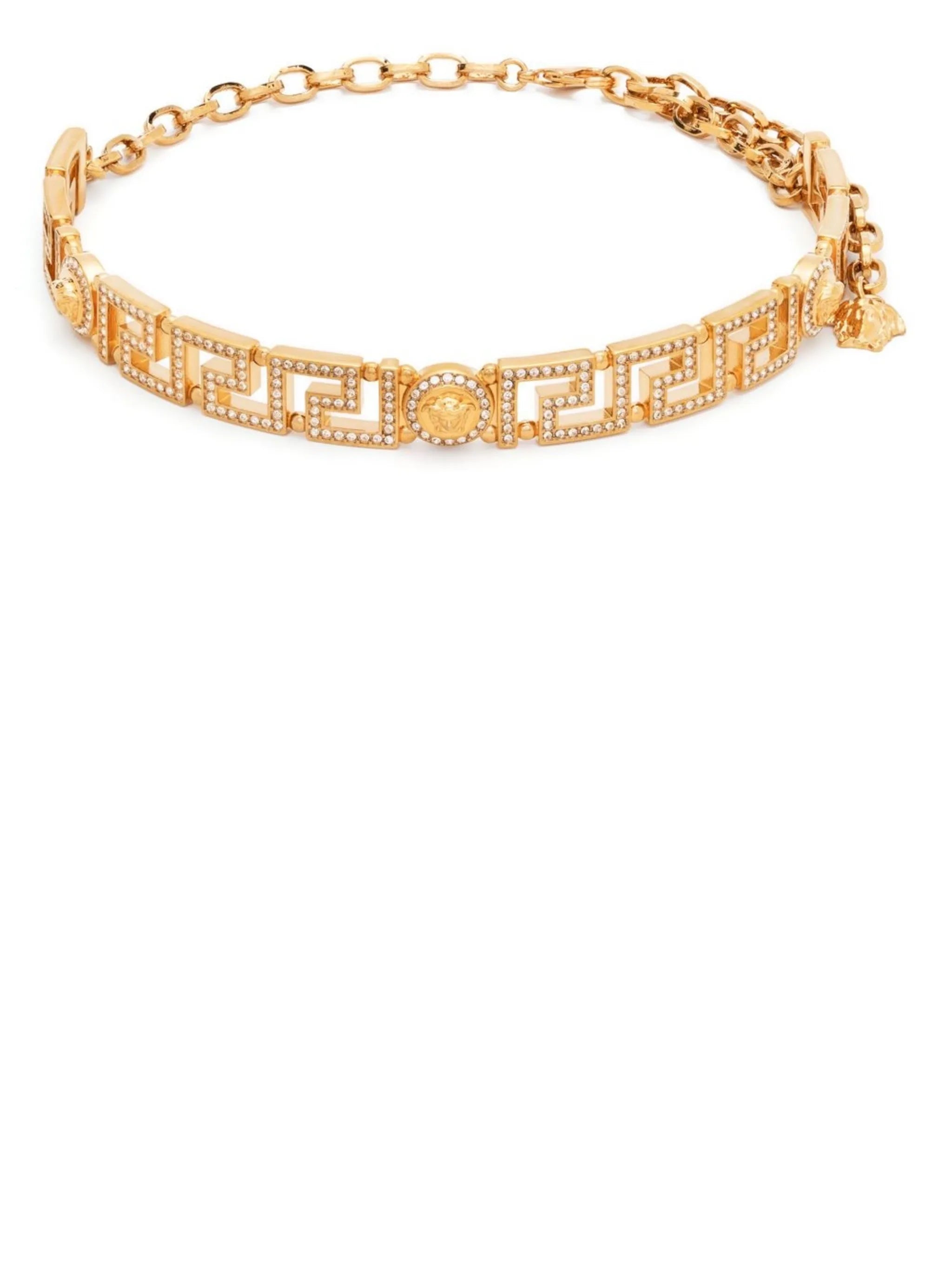 Medusa Greca choker necklace