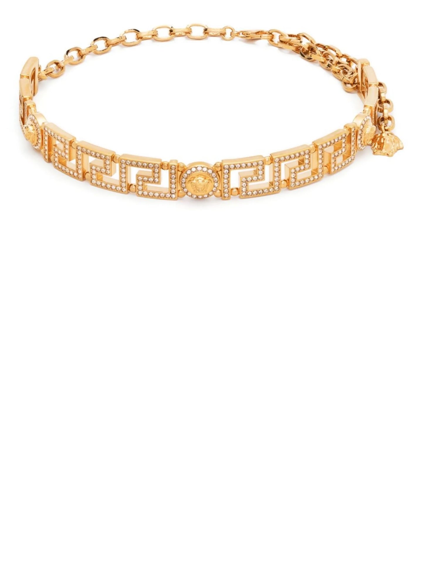Medusa Greca choker necklace