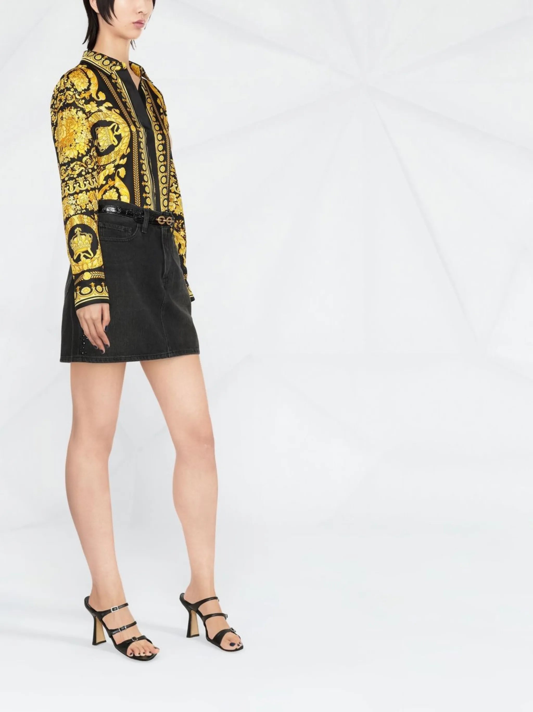 Barocco silk shirt