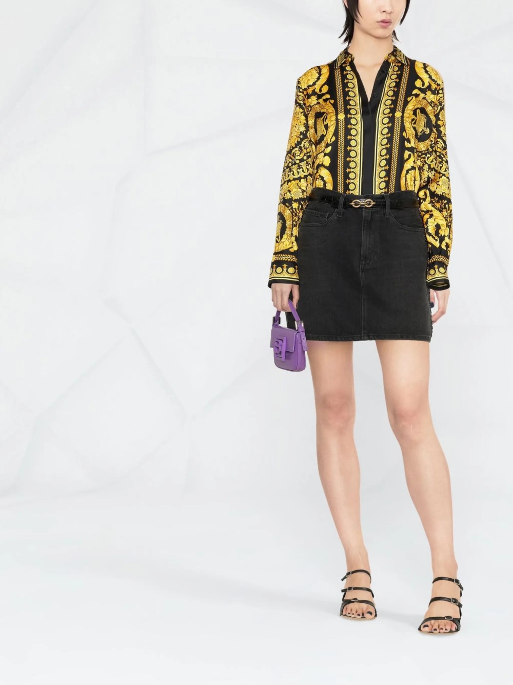 Barocco silk shirt