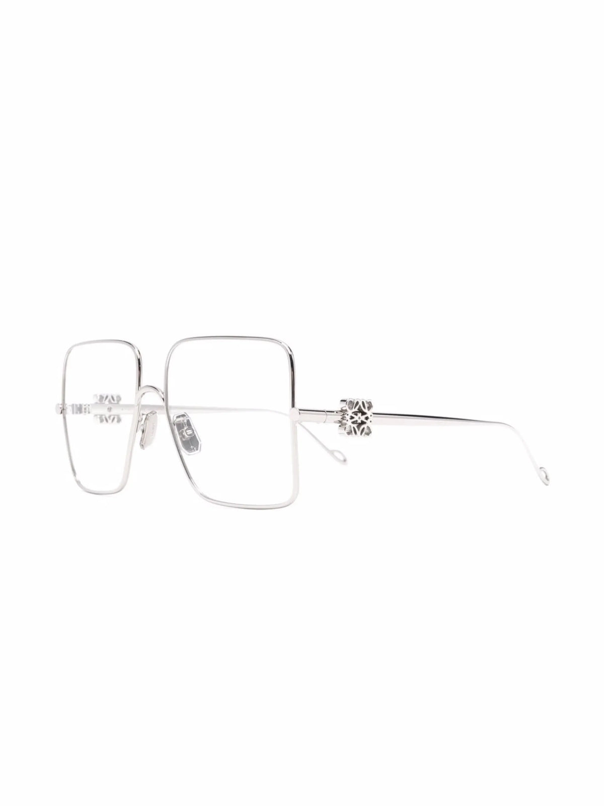 logo-plaque square-frame glasses