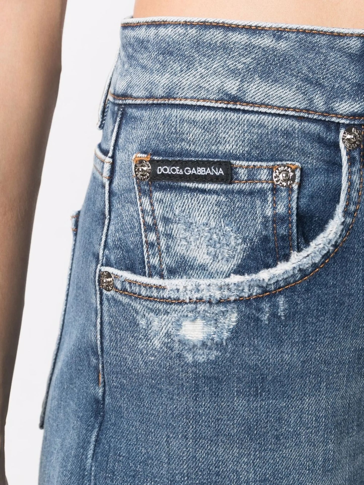distressed boyfriend jeans