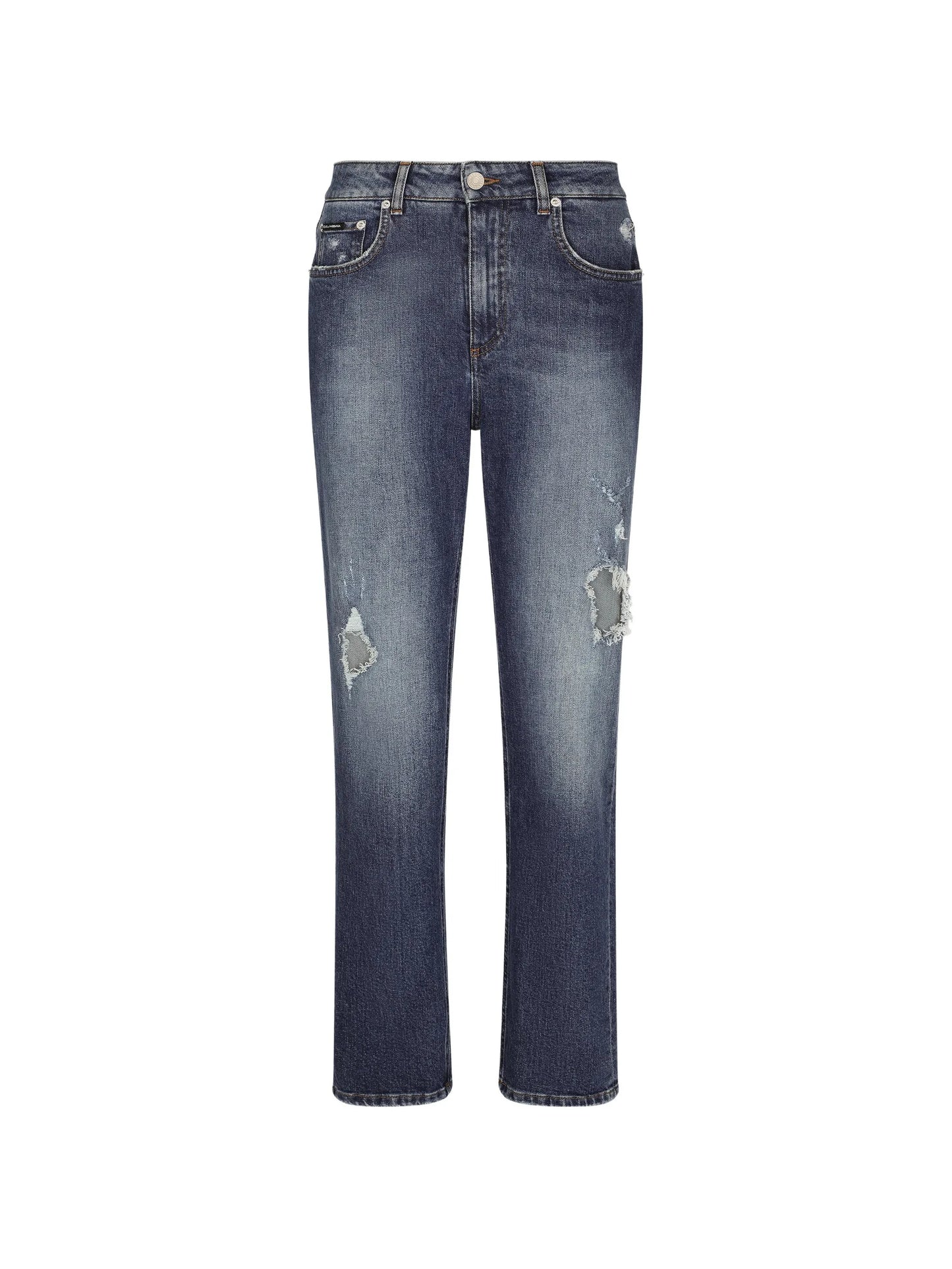 distressed boyfriend jeans