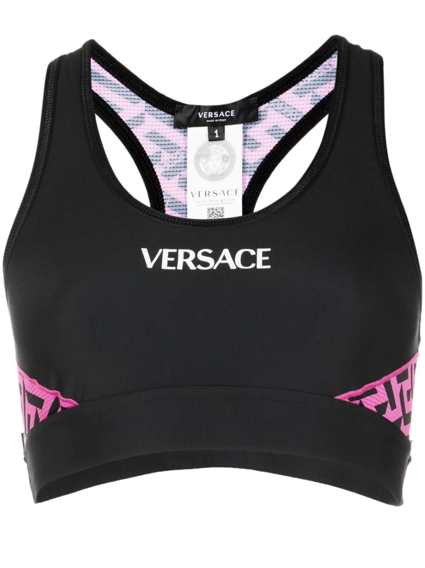 La Greca logo-print sports bra