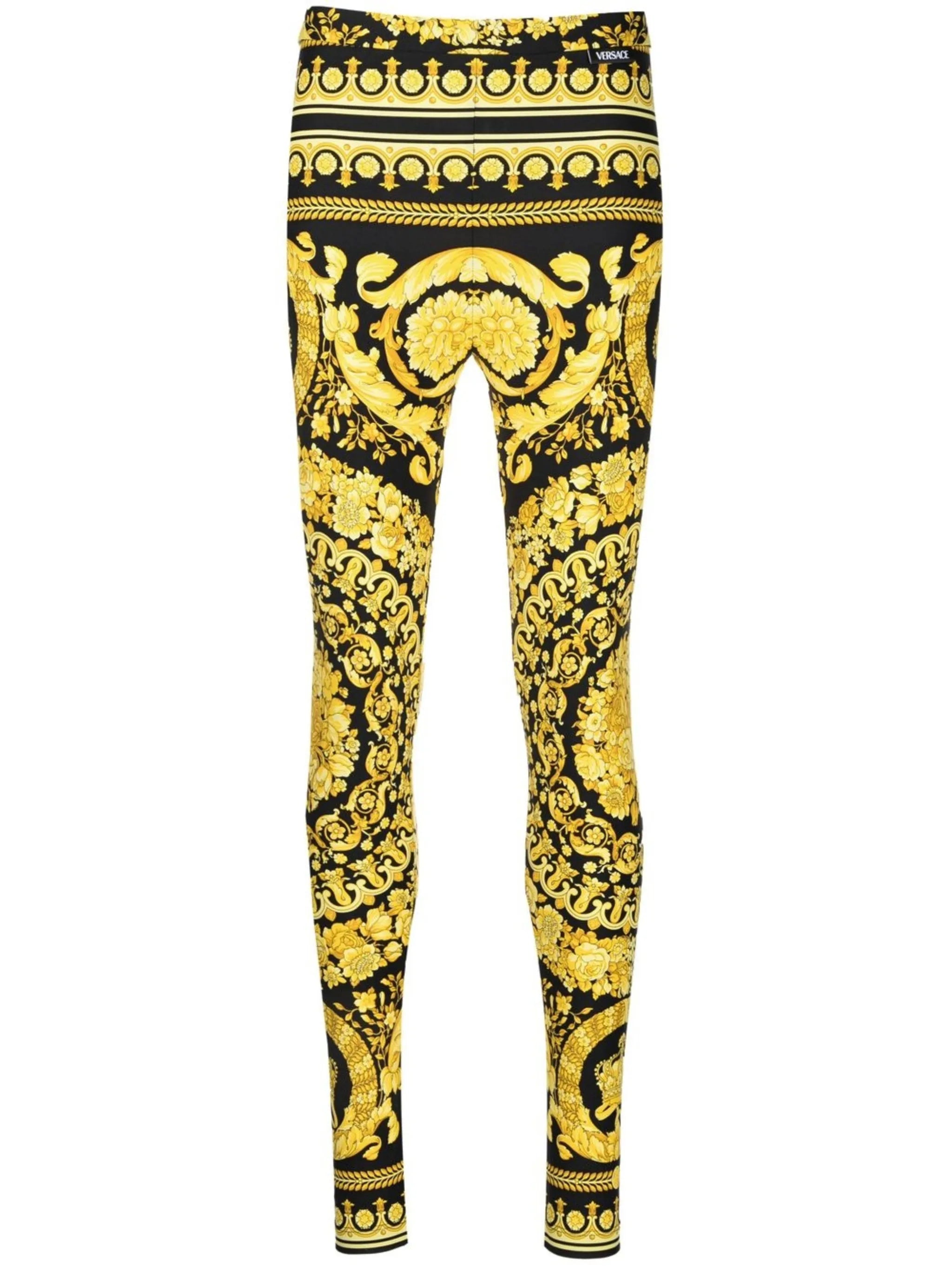 Barocco-print leggings