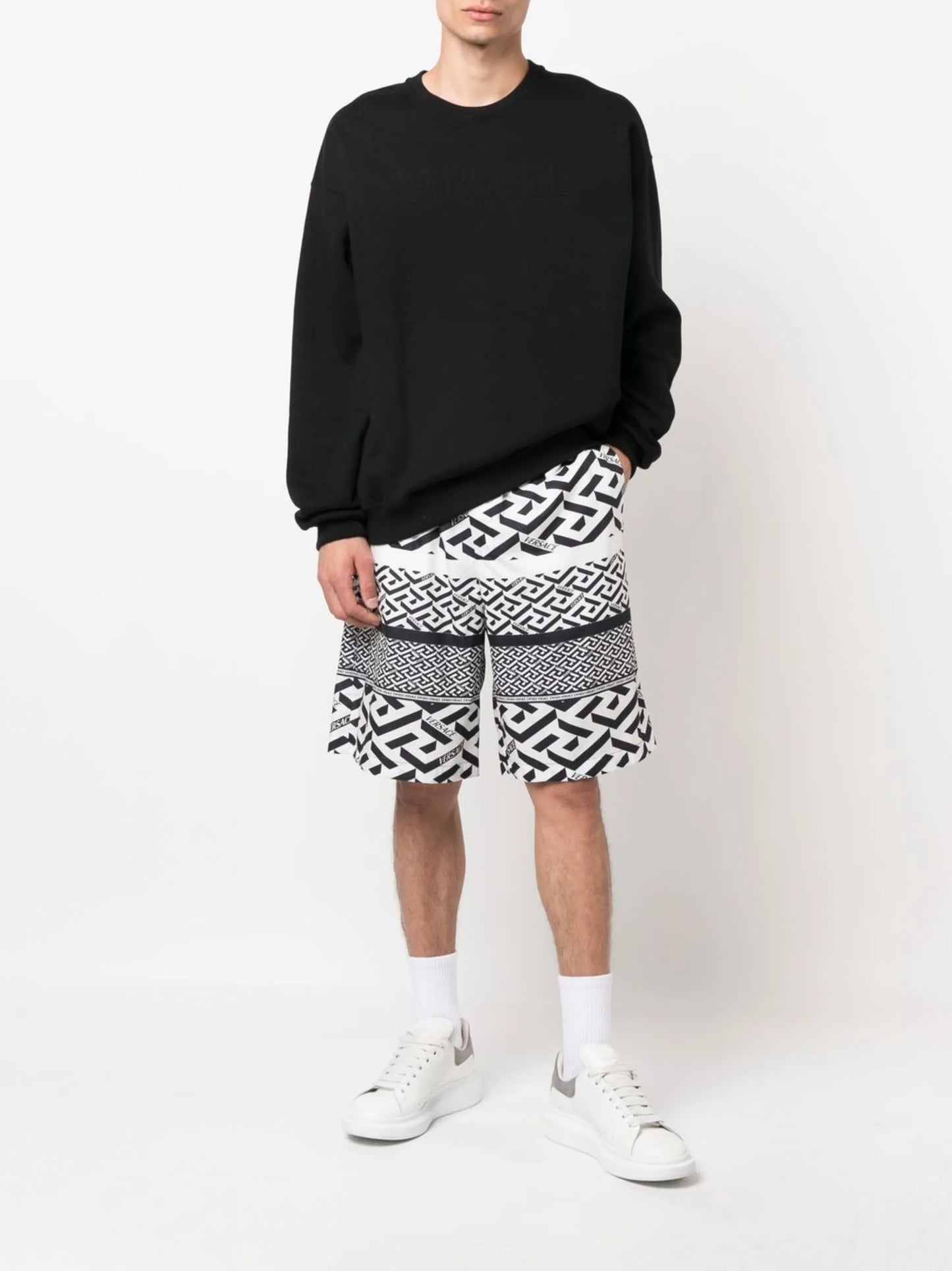 La Greca-print bermuda shorts