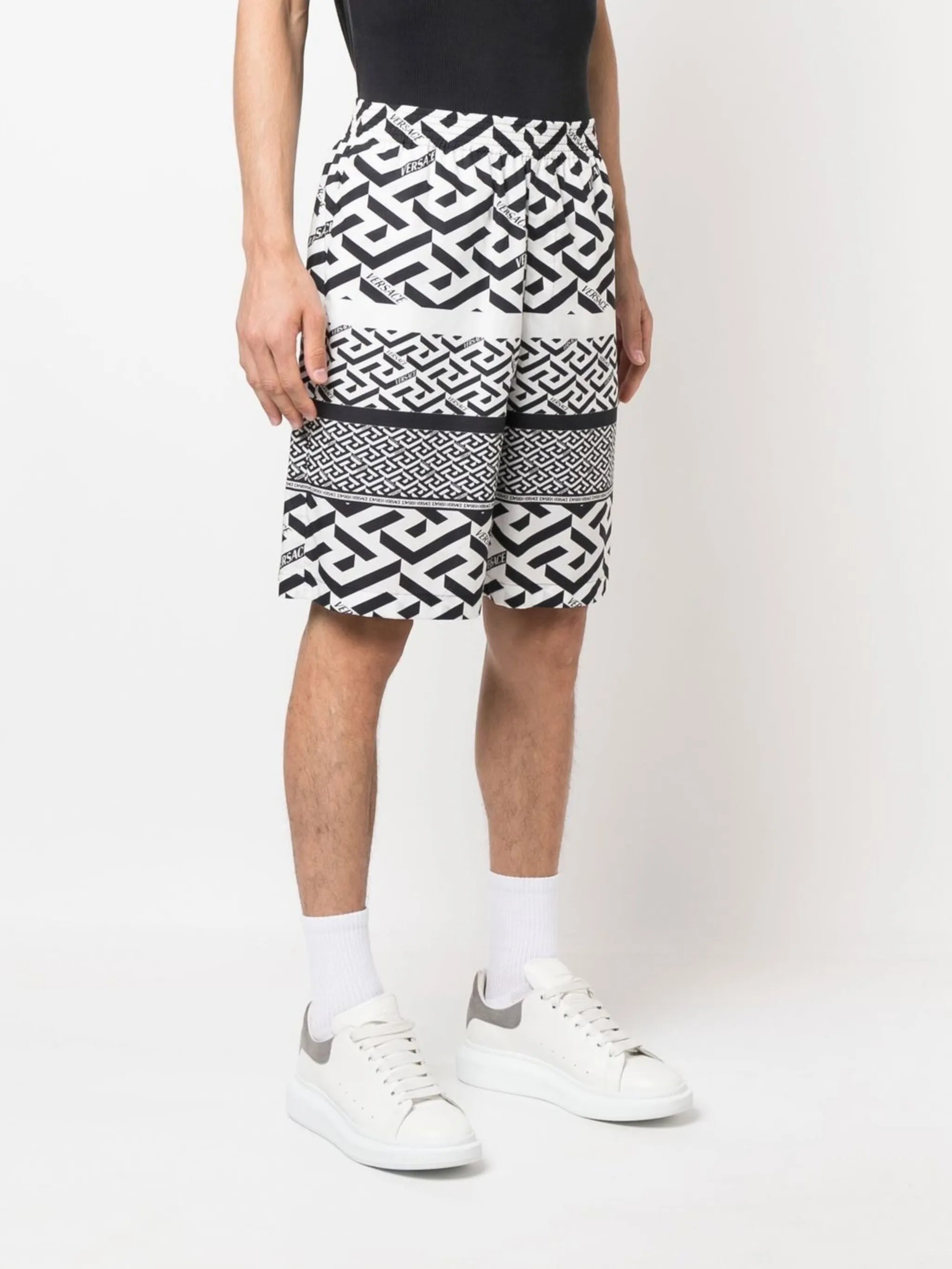 La Greca-print bermuda shorts