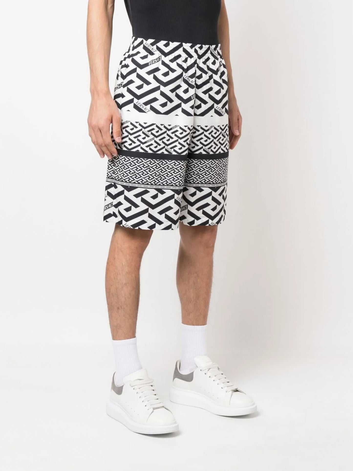 La Greca-print bermuda shorts