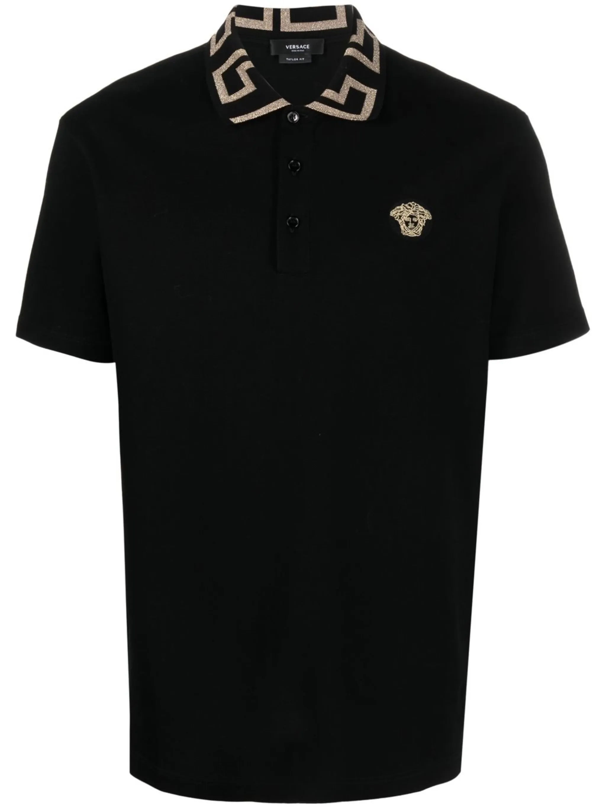 Greca collar polo shirt