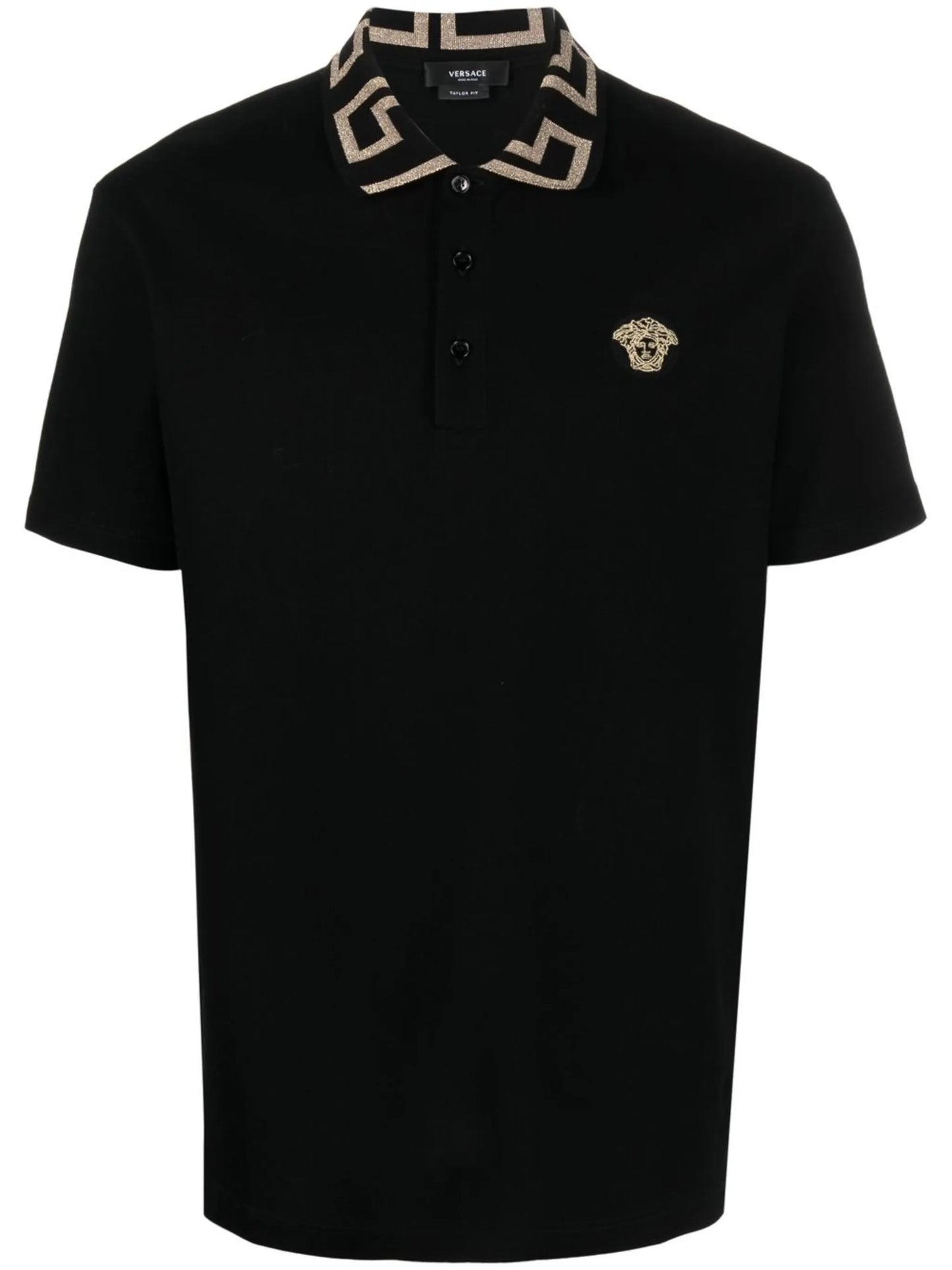 Greca collar polo shirt