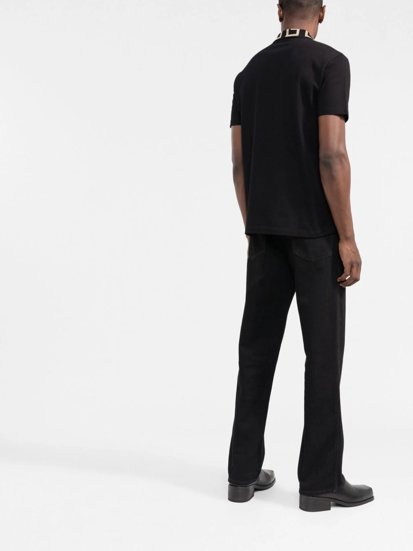 Greca collar polo shirt