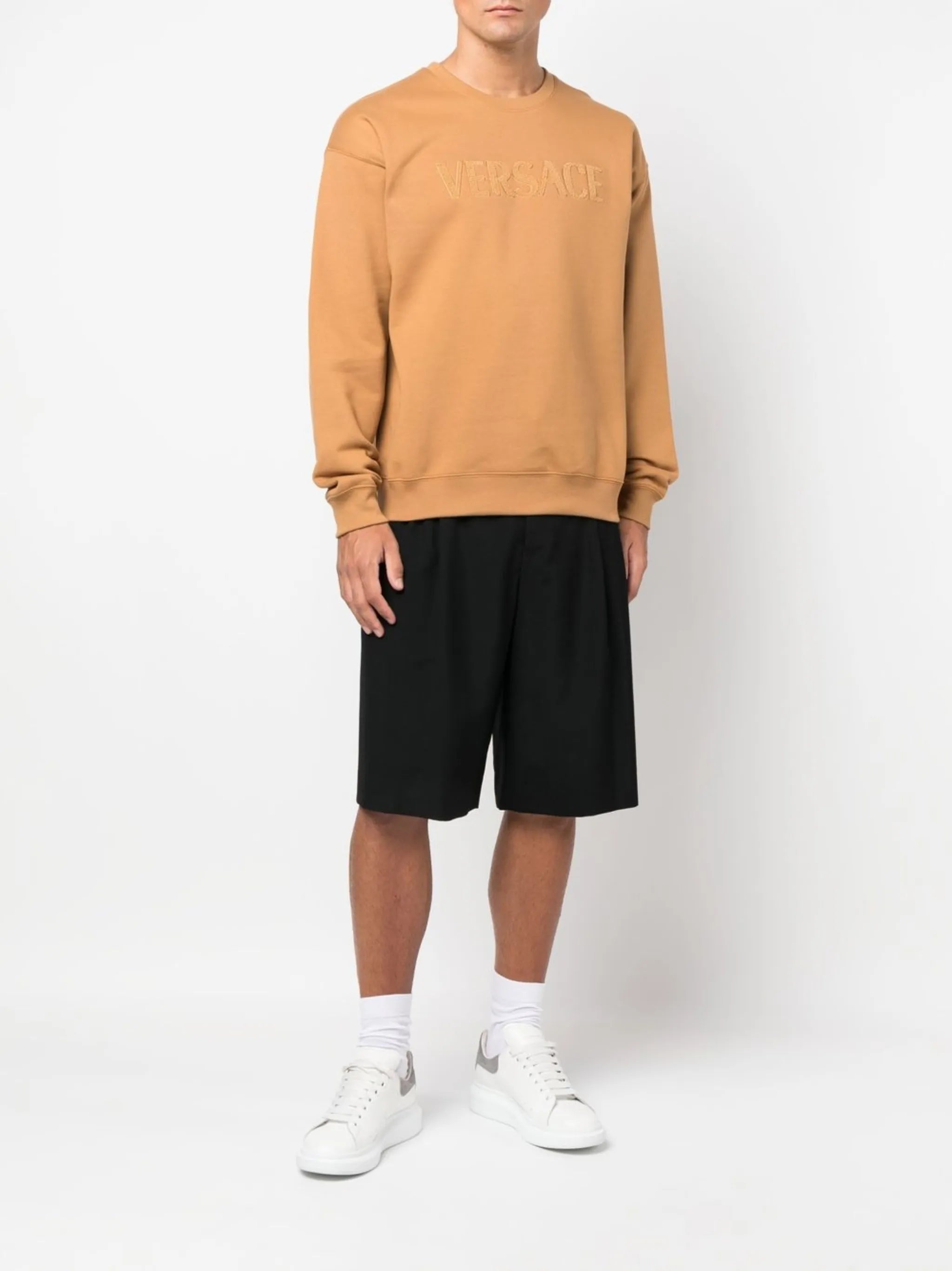 embroidered-logo detail sweatshirt