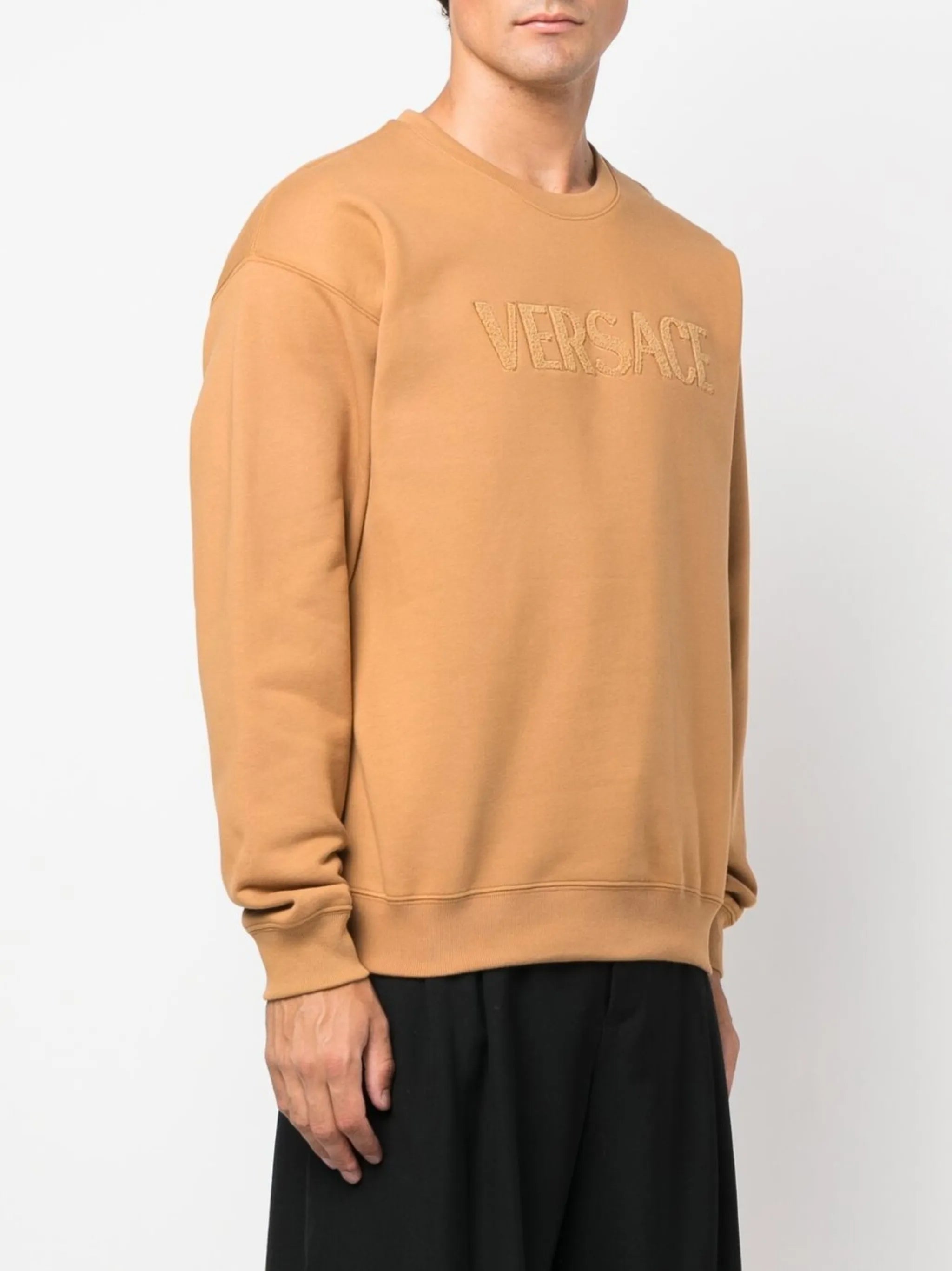 embroidered-logo detail sweatshirt